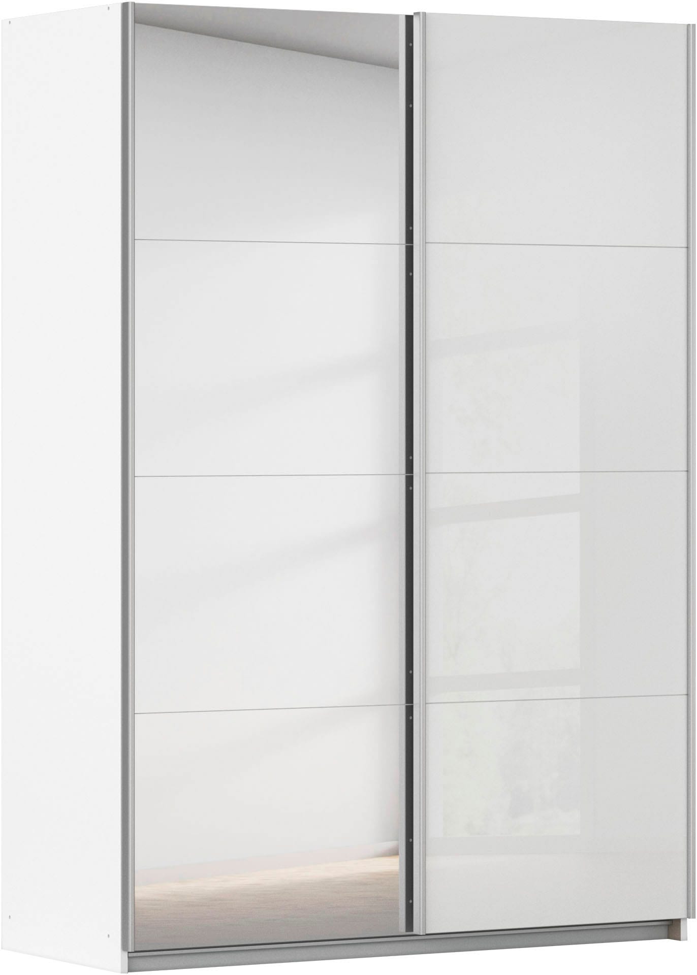 rauch Schwebetürenschrank "Kleiderschrank Schrank KinderzimmerSUBITO" Schlafzimmerschrank Glas- und Spiegel Breiten 136 & 181 - Höhe 197 cm