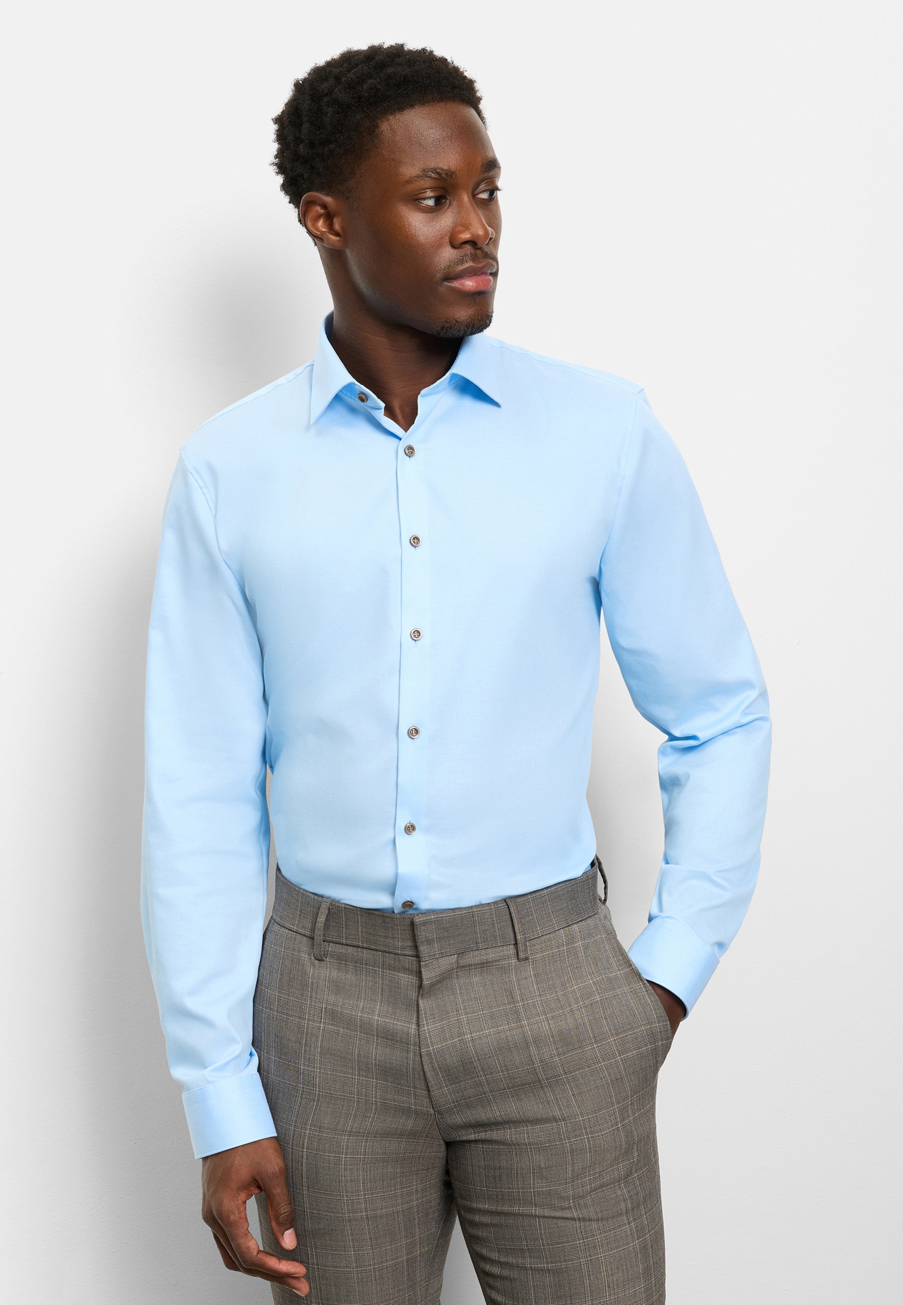 OLYMP Businesshemd "OLYMP No. Six, Super Slim, New York Kent"