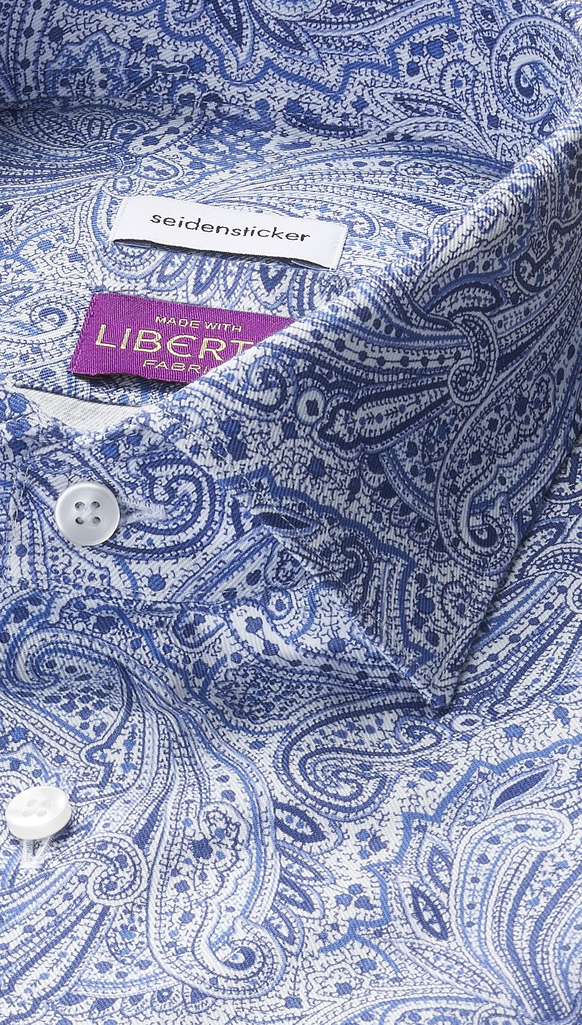 seidensticker Businesshemd »Schwarze Rose« Slim 1/1 Kentkragen Druck