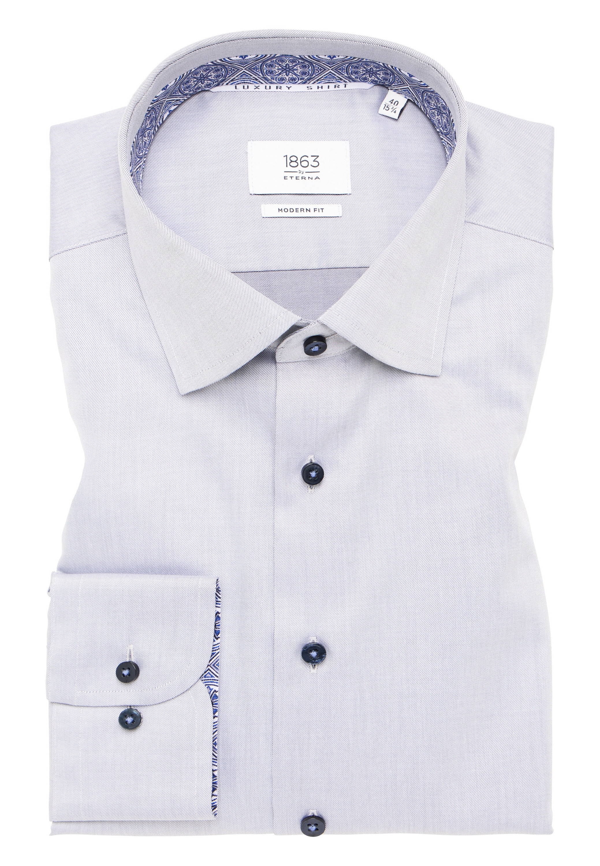 Eterna Langarmhemd »MODERN FIT« NON IRON (bügelfrei)