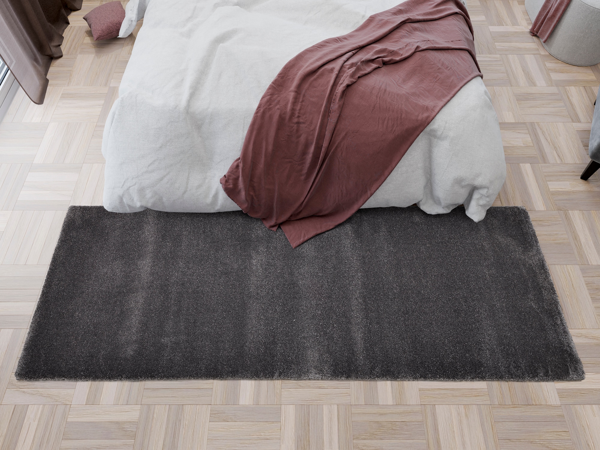 OCI DIE TEPPICHMARKE "BELLEVUE, auch als Läufer und in Rund" rechteckig 20 mm Höhe hochwertiger dichter Hochflor, Shaggy, Langflor, Wohnzimmer