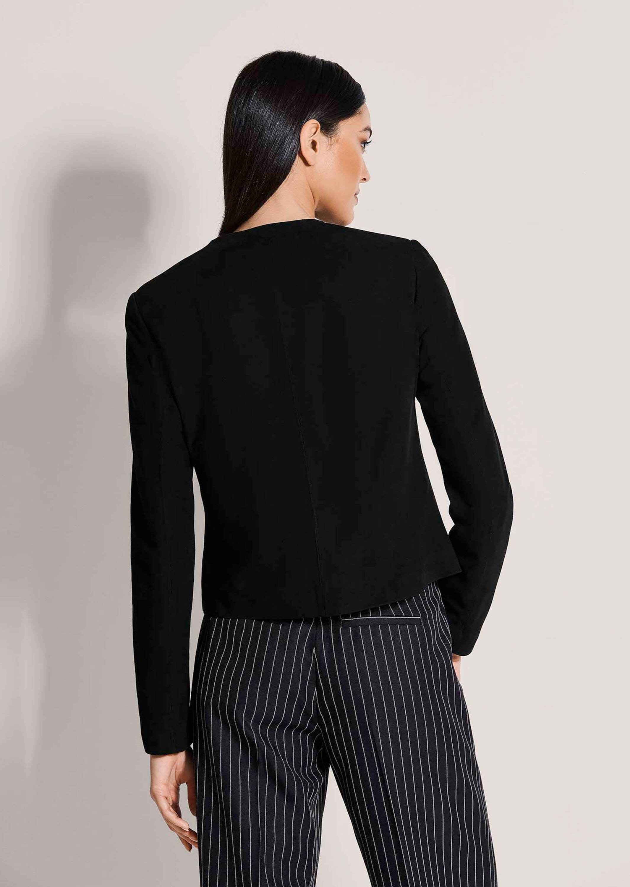 MADELEINE Lederjacke »Lederjacke Kurzjacke mit Schmuckknöpfen«