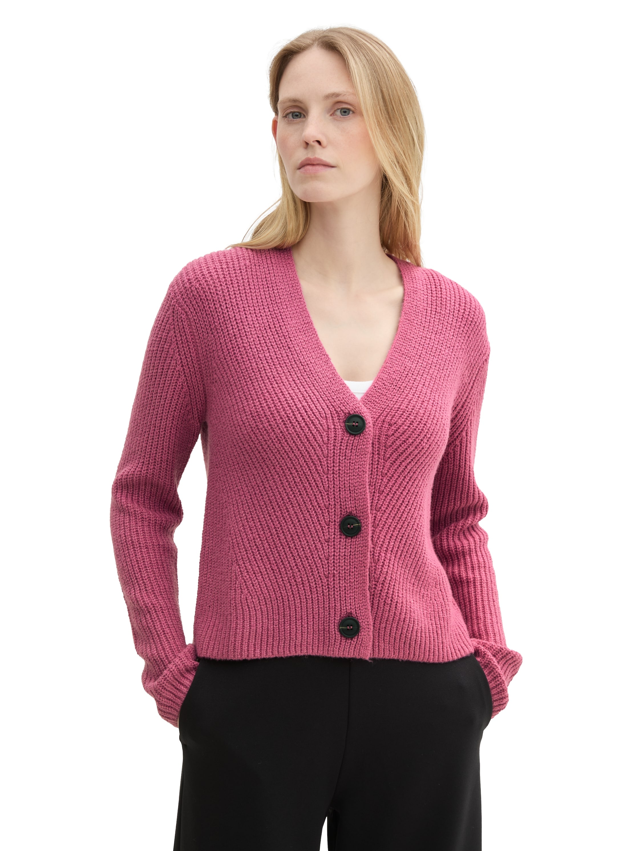 Strickjacke, mit Knopfleiste