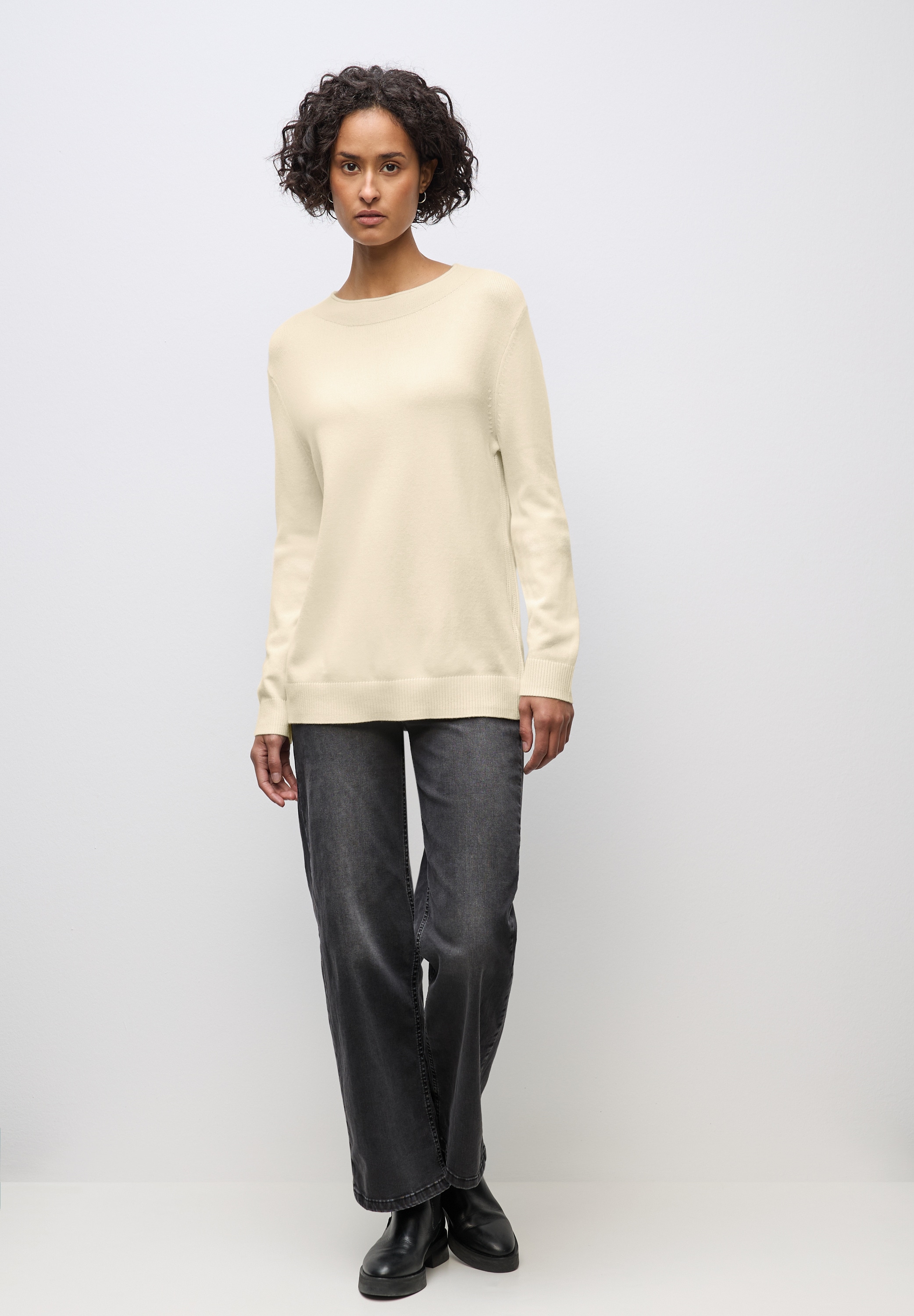 STREET ONE Strickpullover, Feinstrick