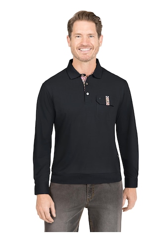 Poloshirt »Langarm-Poloshirt«, (1 tlg.)