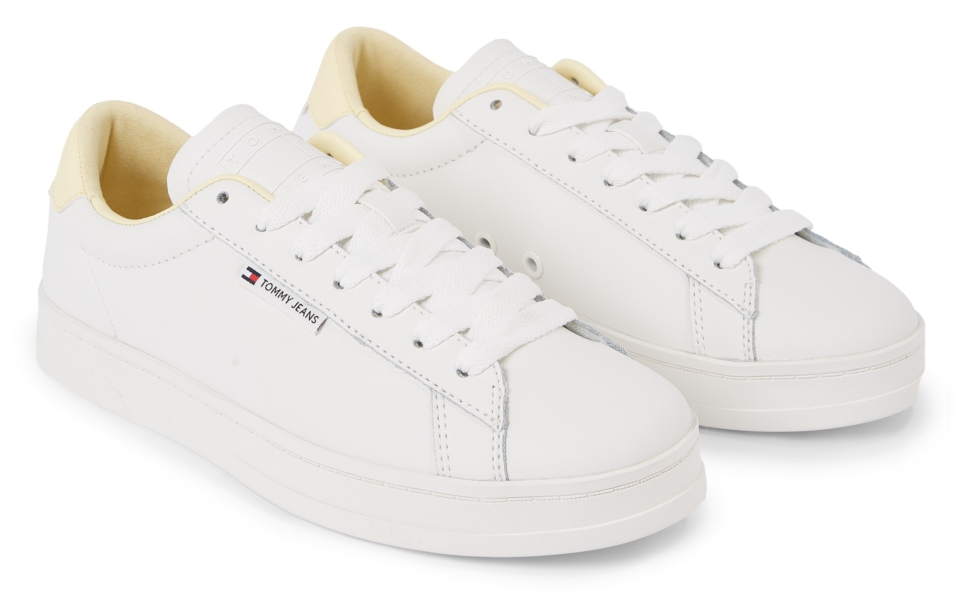 Tommy Jeans Sneaker "TJW COURT SNEAKER", mit Label, Freizeitschuh, Halbschu günstig online kaufen