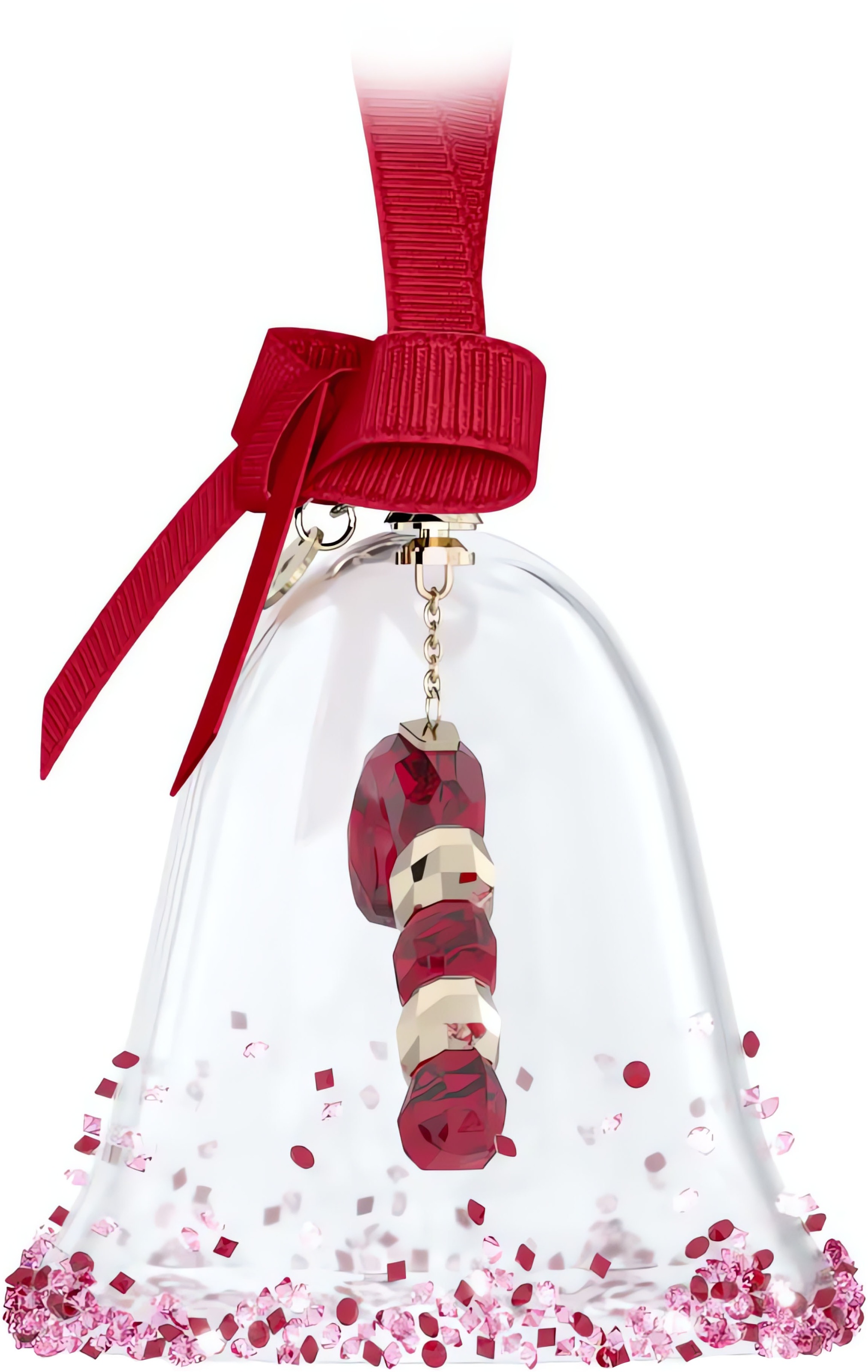 Swarovski Dekohänger »Sammelfigur Holiday Cheers Dulcis Weihnachtsglocke, 5688313, 5688314«, (1 St.), Swarovski® Kristall