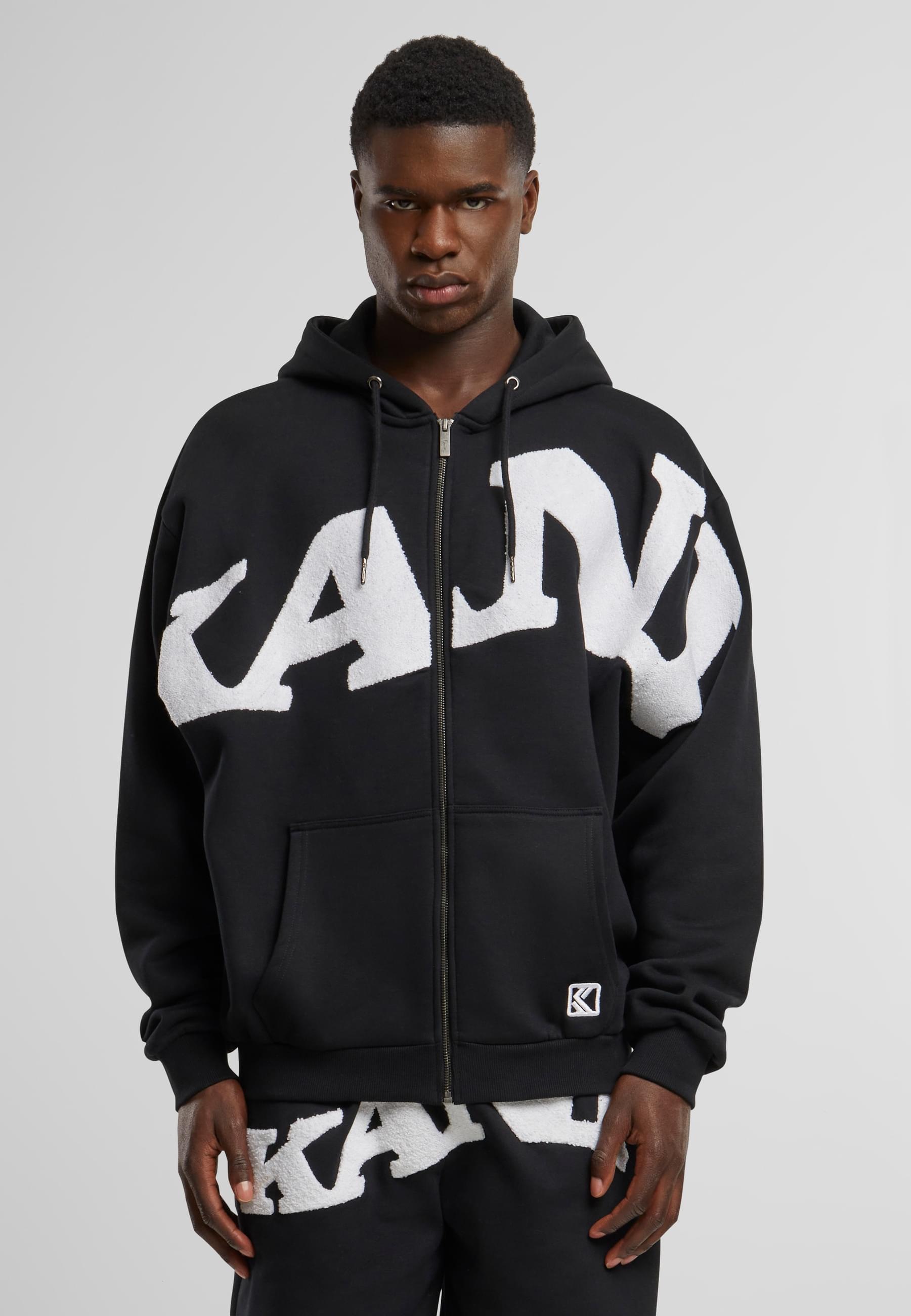 Karl Kani Sweatjacke »Karl Kani Herren KM242-035-3 KK Wavy Retro Os Full Zip Hoodie«