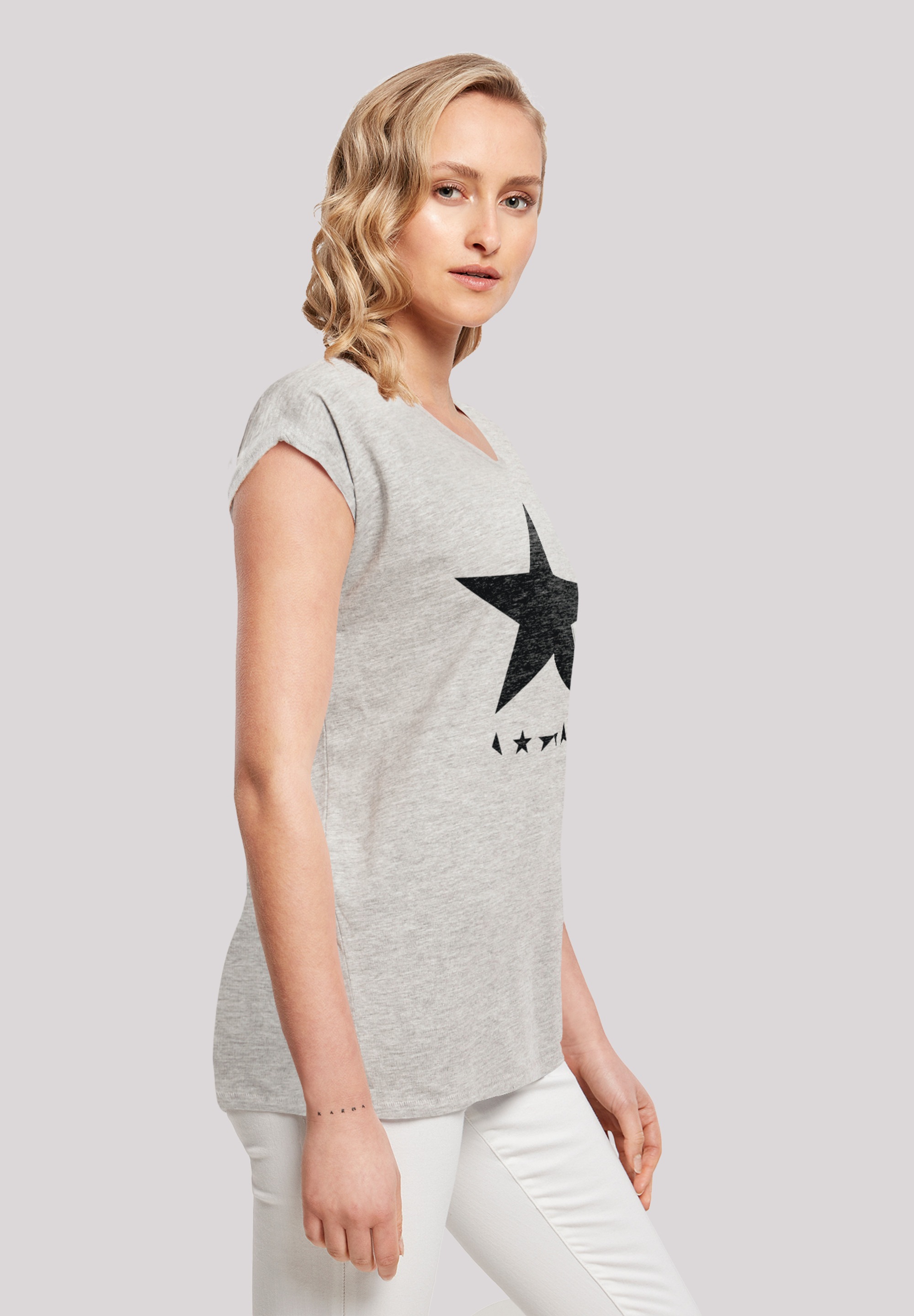 F4NT4STIC T-Shirt »David Bowie Star Logo«, Print