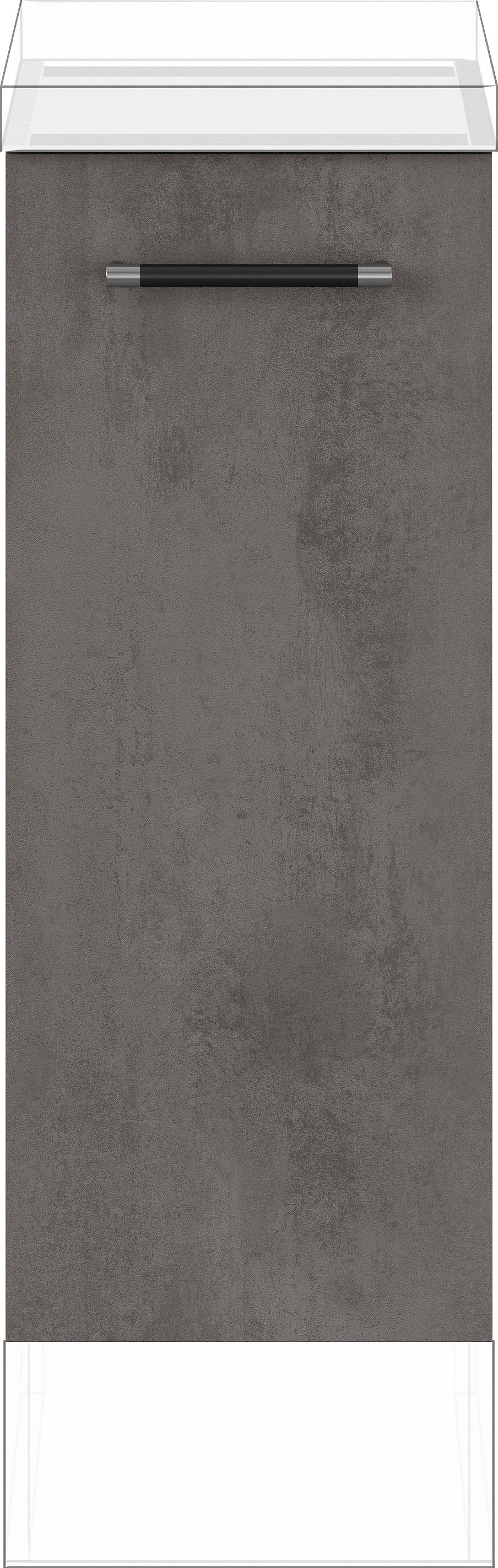 IMPULS KÜCHEN Auszugsunterschrank beton...