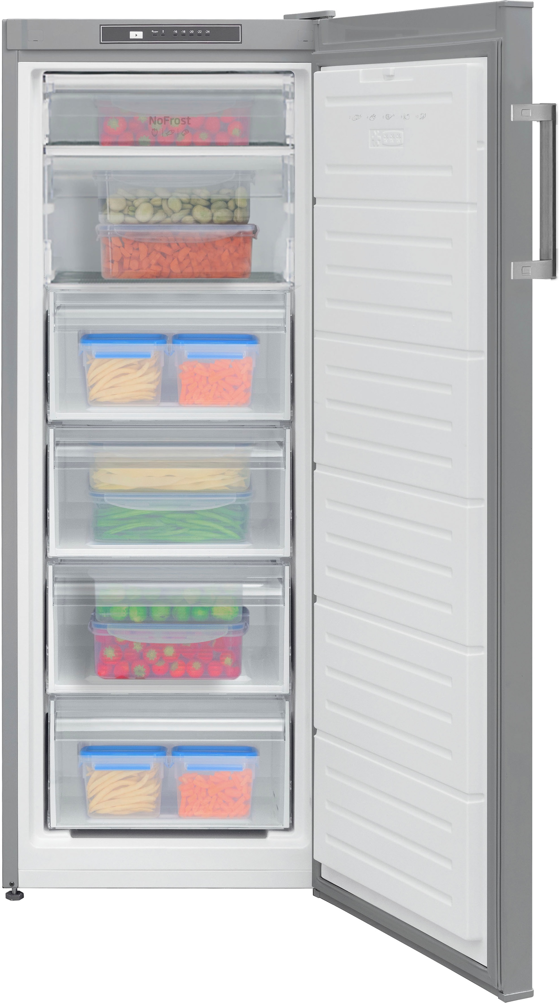 Amica Gefrierschrank »GSN 324 160 E«, 145,5 cm hoch, 54,0 cm breit, No Frost, Holiday-Schaltung, Inverter Kompressor