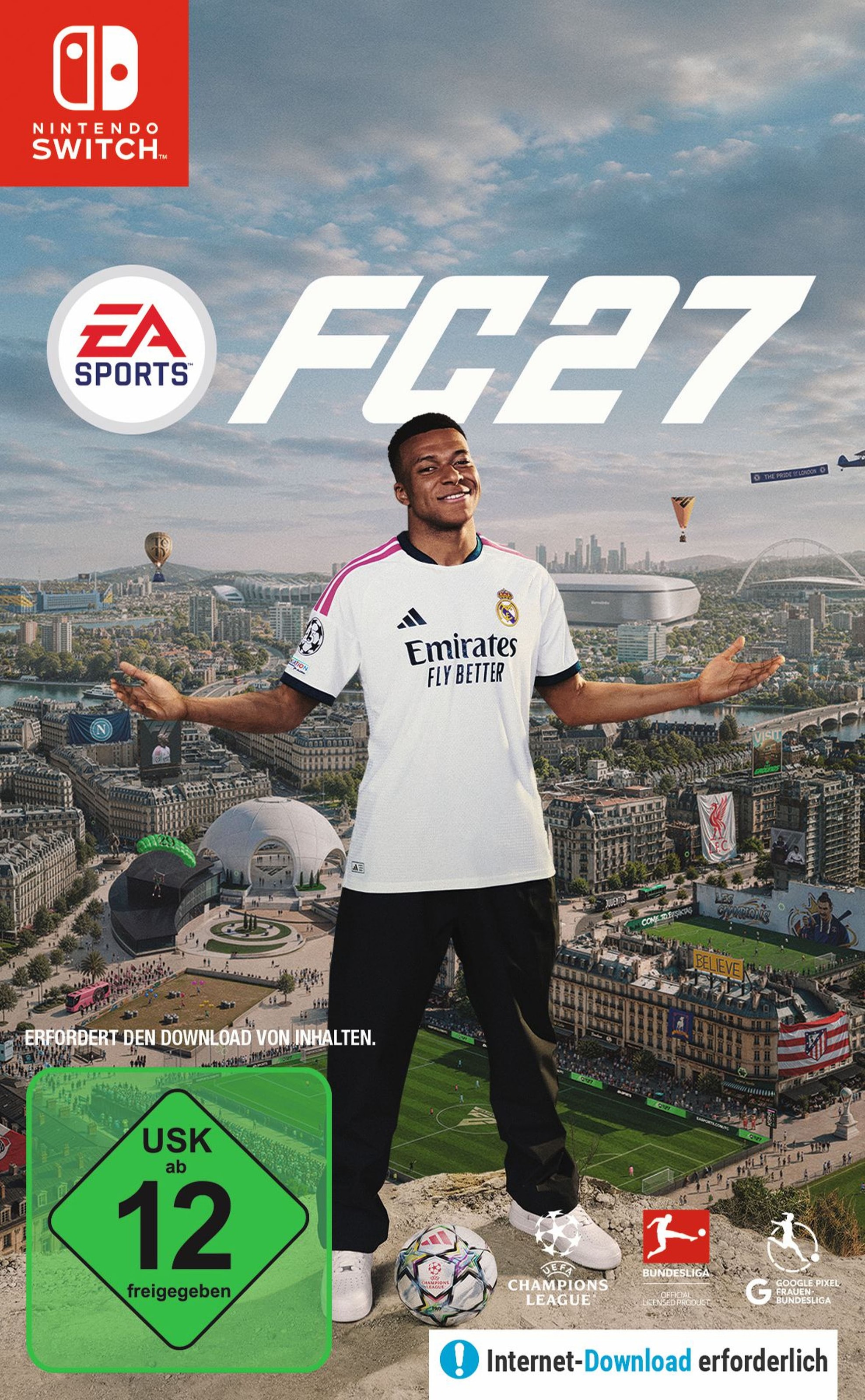 ELECTRONIC ARTS Spielesoftware "EA Sports FC 27", Nintendo Switch, bunt, Spielesoftware