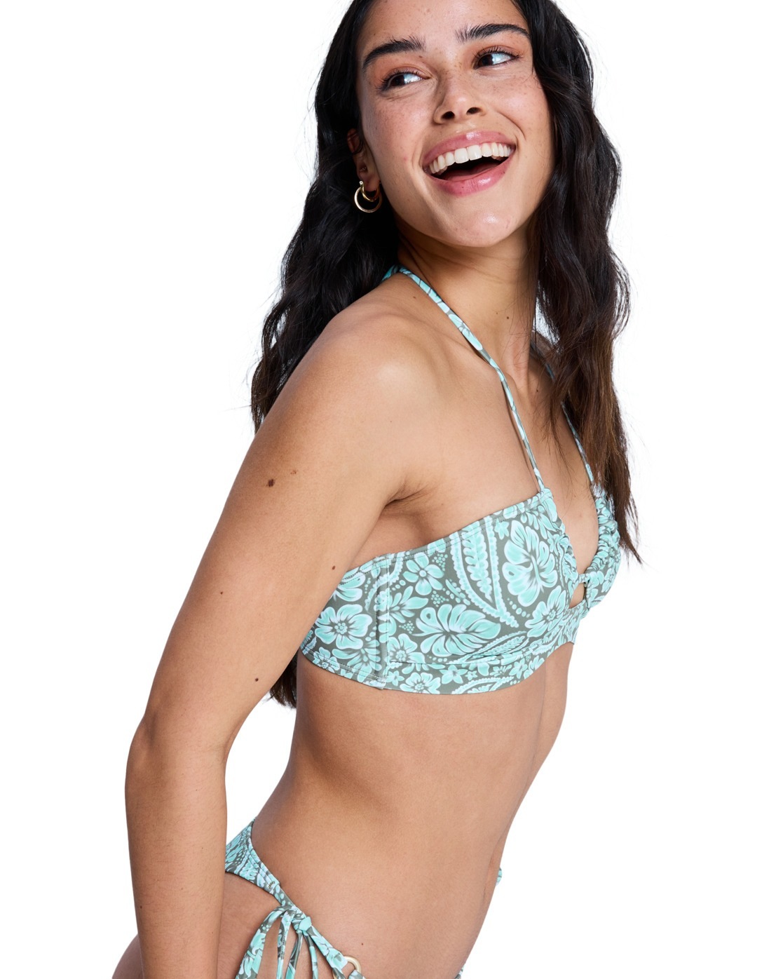 Thumbnail - Roxy Bandeau-Bikini-Top "Wildside Paisley"
