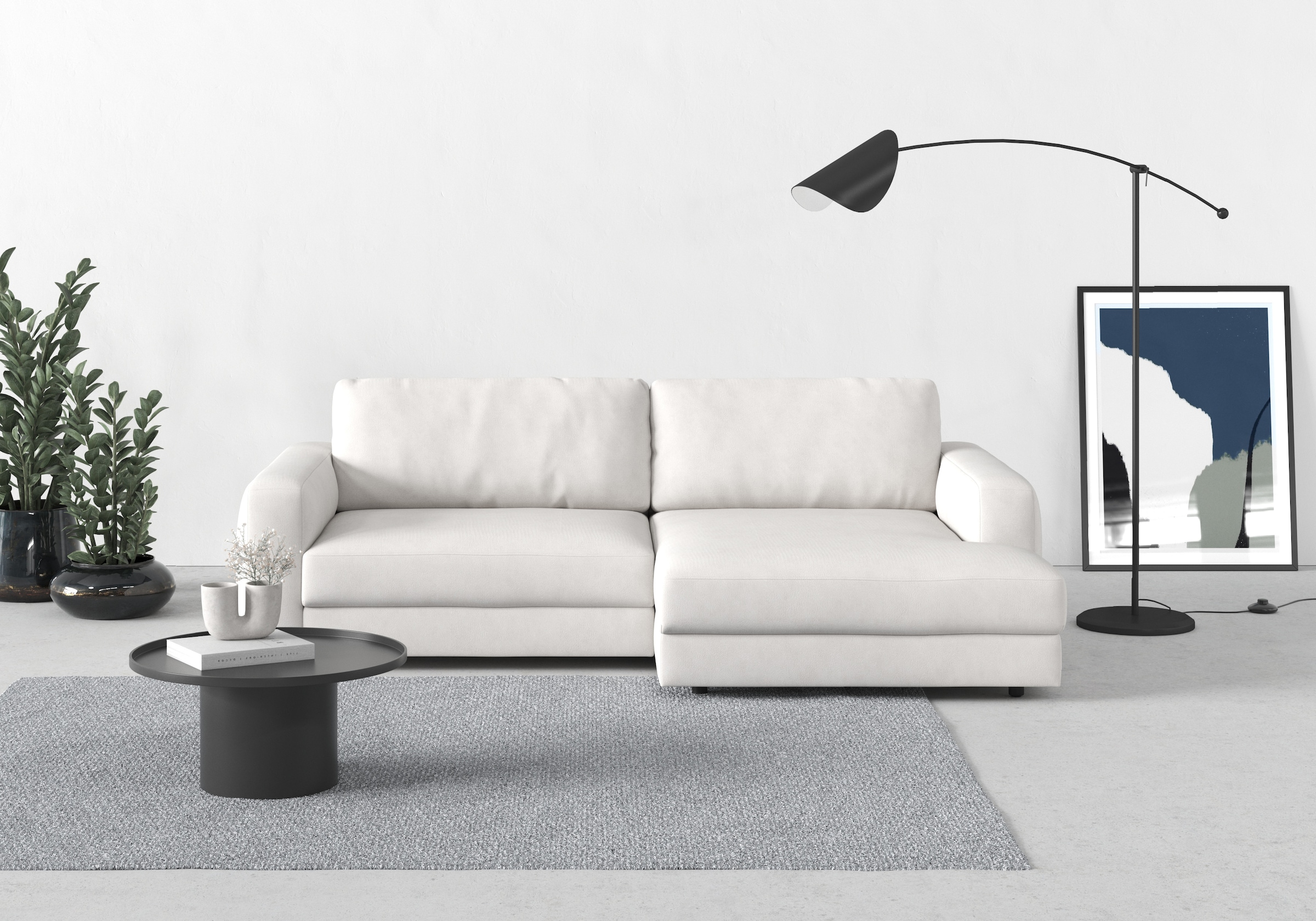 TRENDMANUFAKTUR Ecksofa "Bourbon, Mega Designsofa mit tollem Sitzkomfort, B günstig online kaufen