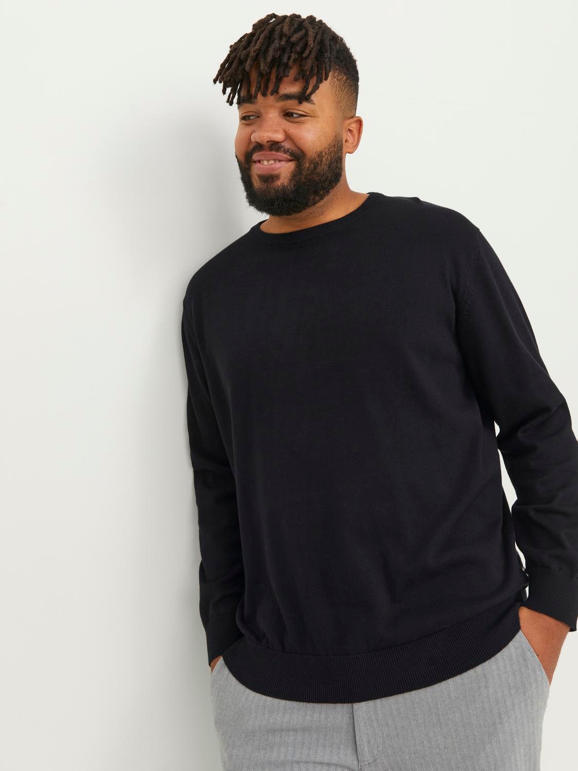 Jack & Jones PlusSize Strickpullover "JJEBASIC KNIT CREW NECK NOOS PLS" günstig online kaufen