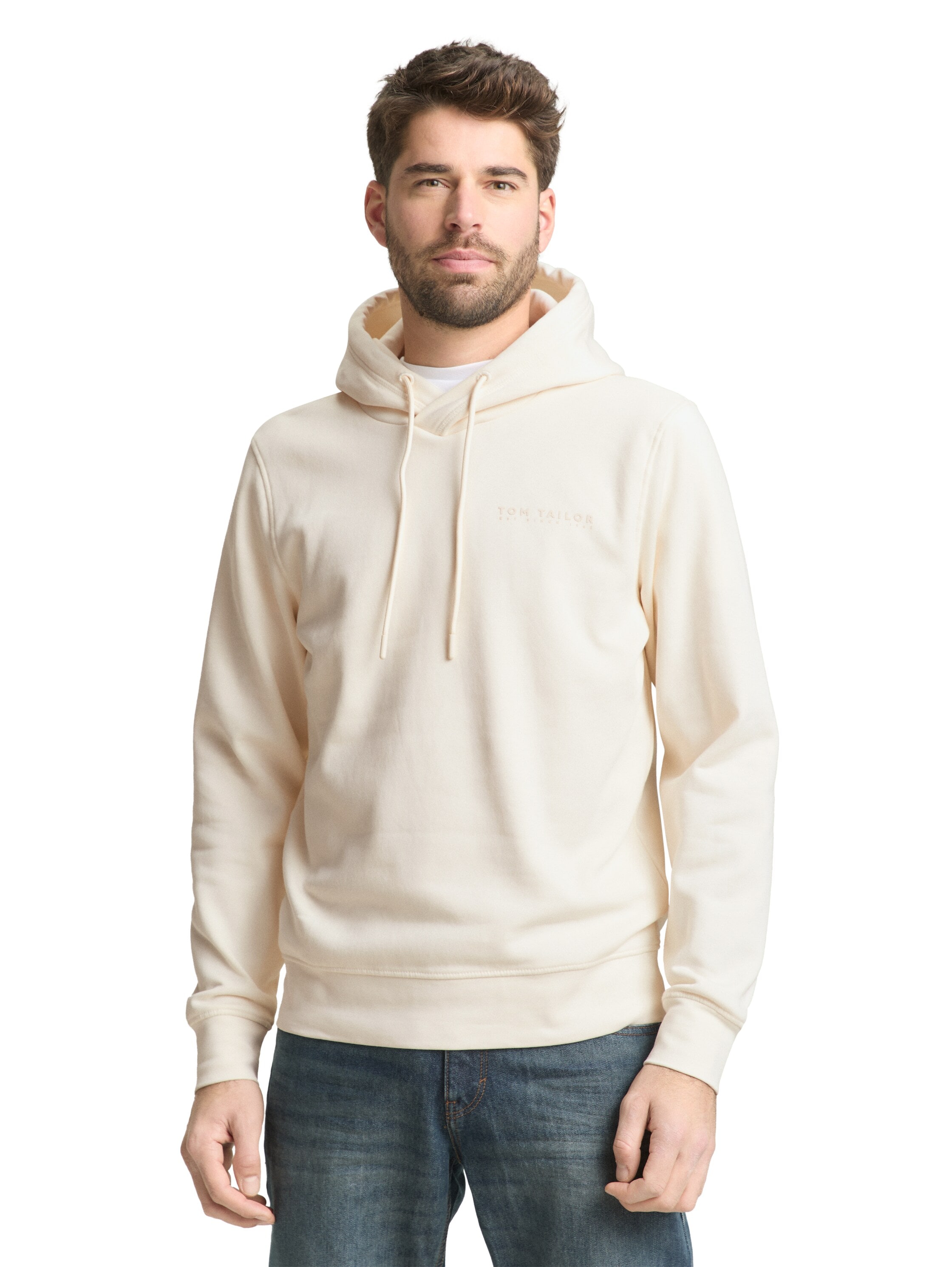 TOM TAILOR Hoodie , mit Logo Stickerei
