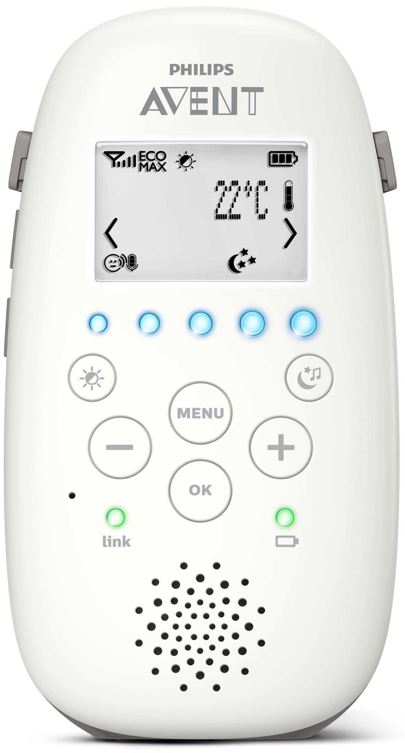 Philips AVENT Babyphone »SCD733/26«, mit Schlafliedern und Sternenhimmel-Projektion