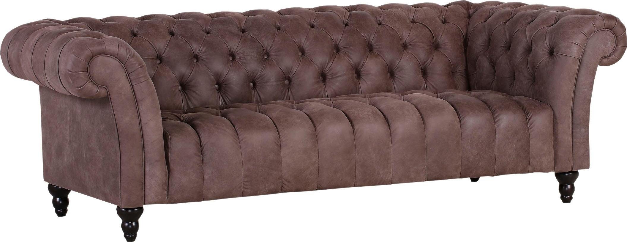Gutmann Factory Big-Sofa "Amazonas, Sofa mit Anilinleder-Bezug, Breite 230 cm" Sitzpolsterung: formstabiler Polyätherschaum auf Wellenunterfederung