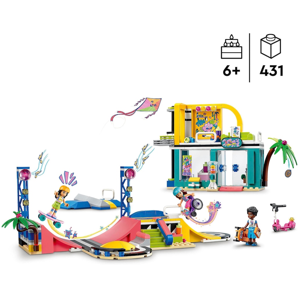 LEGO® Konstruktionsspielsteine »Skatepark (41751), LEGO® Friends«, (431 St.)