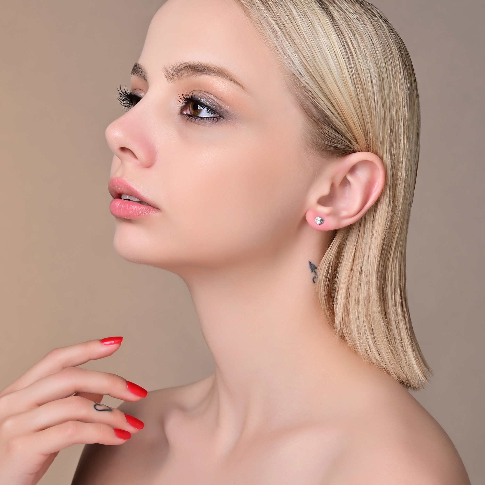 Adelia´s Paar Ohrhänger »Damen Ohrringe – Ohrstecker Herz aus Edelstahl« Zum Verschenken – ideal zum einfach so