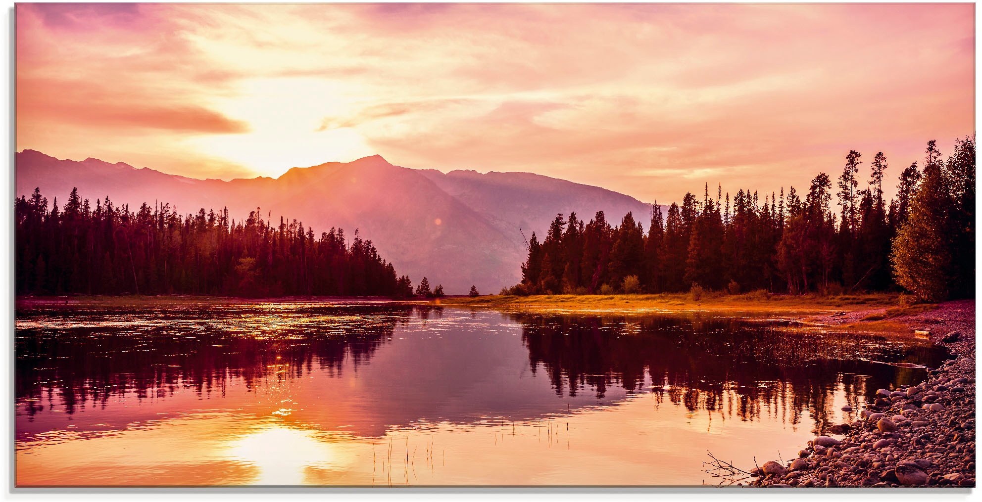 Artland Stiklinis paveikslas »Grand Teton Gebi...