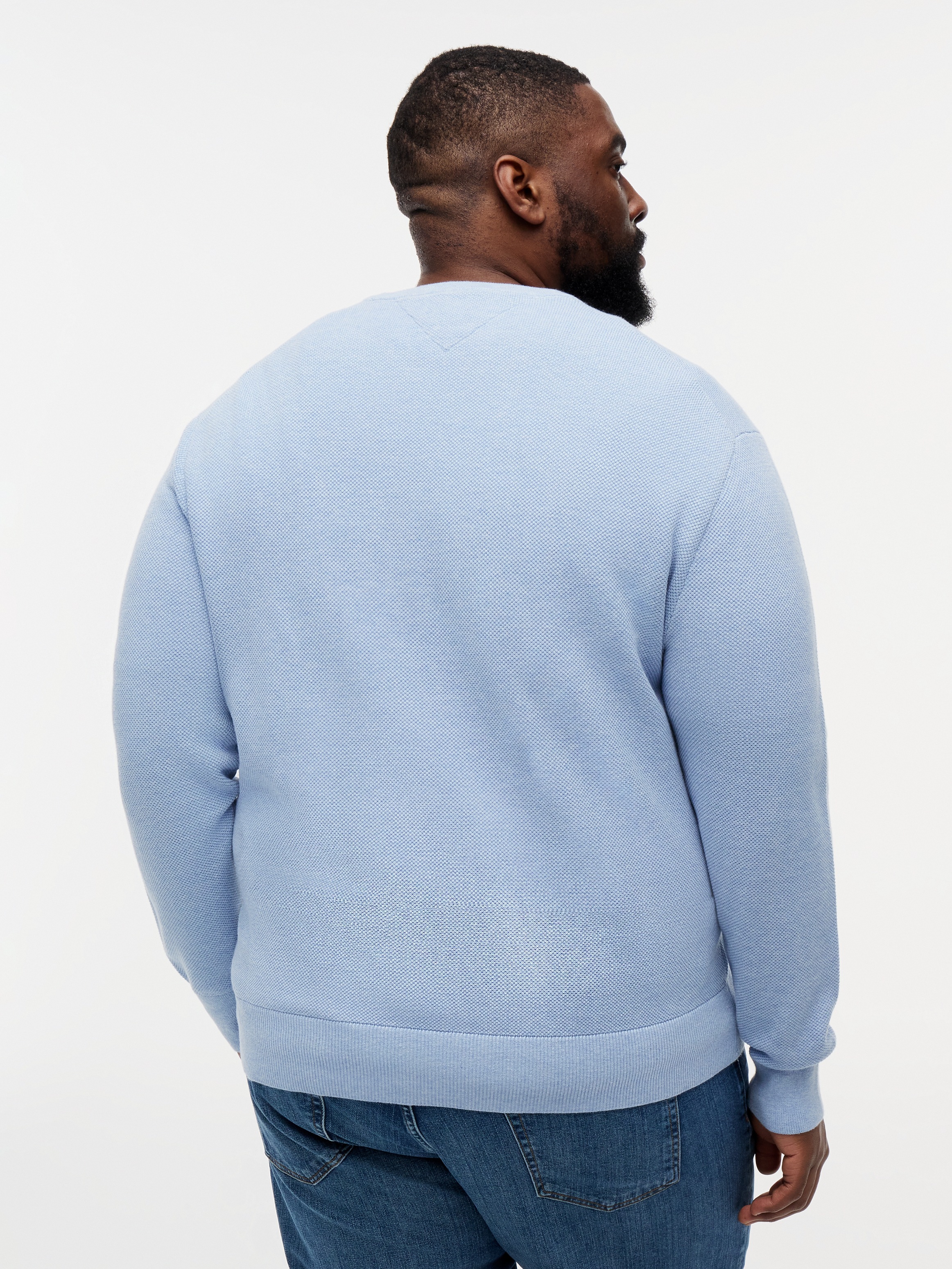 Thumbnail - Tommy Hilfiger Big & Tall Rundhalspullover "ESSENTIAL STRUCTURE CREW NECK" Große Größen, regular fit