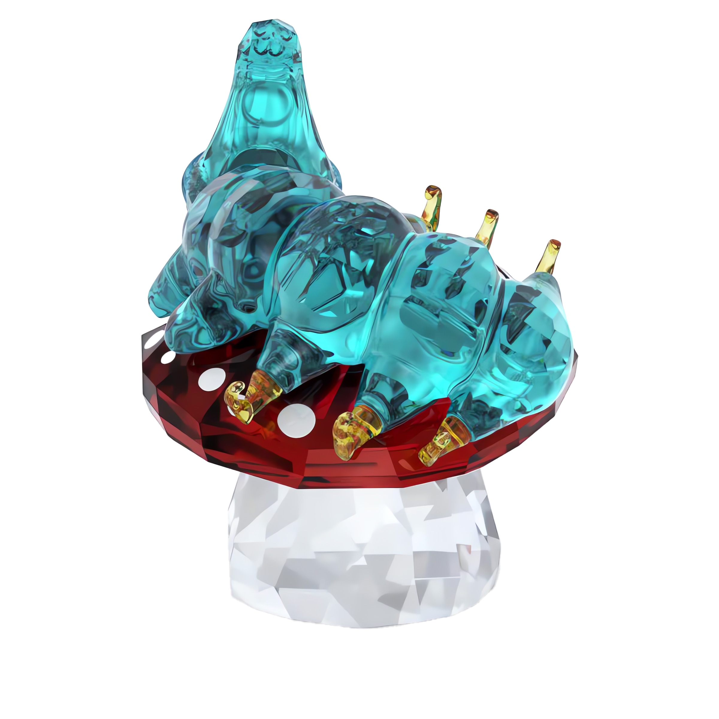Swarovski Dekofigur »Kristallfigur Sammelfigur Alice Caterpillar Raupe Absolem« Swarovski® Kristall