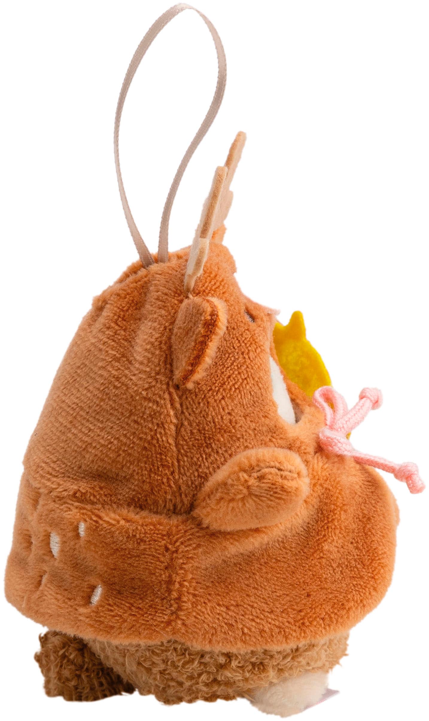 Nici »mymochi, Set Schaf Wools braun 8cm mit Glocke & Rentierkostüm« in Geschenkbox
