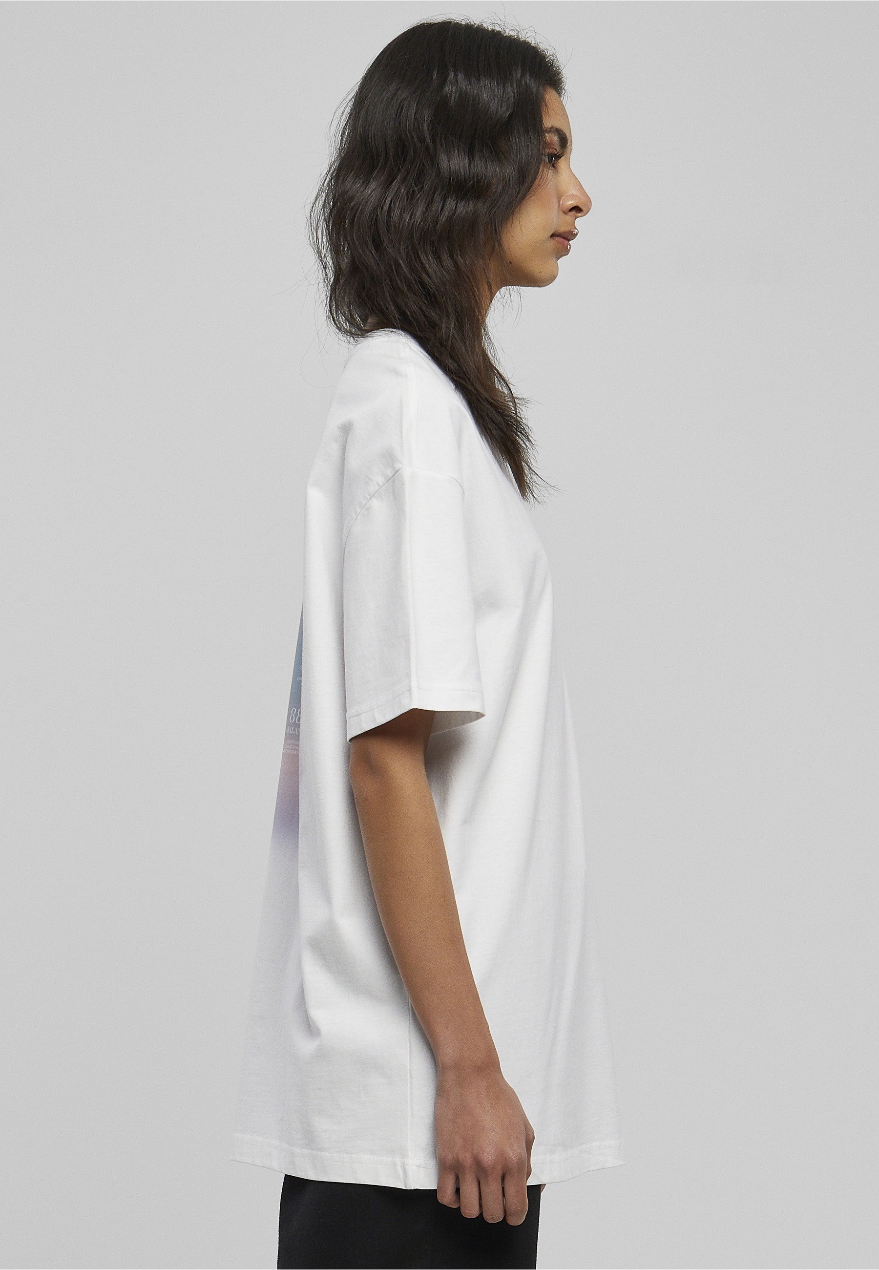 Miss Tee Kurzarmshirt »Miss Tee Damen Angel Numbers Oversize Boyfriend Tee« 1 Stk.