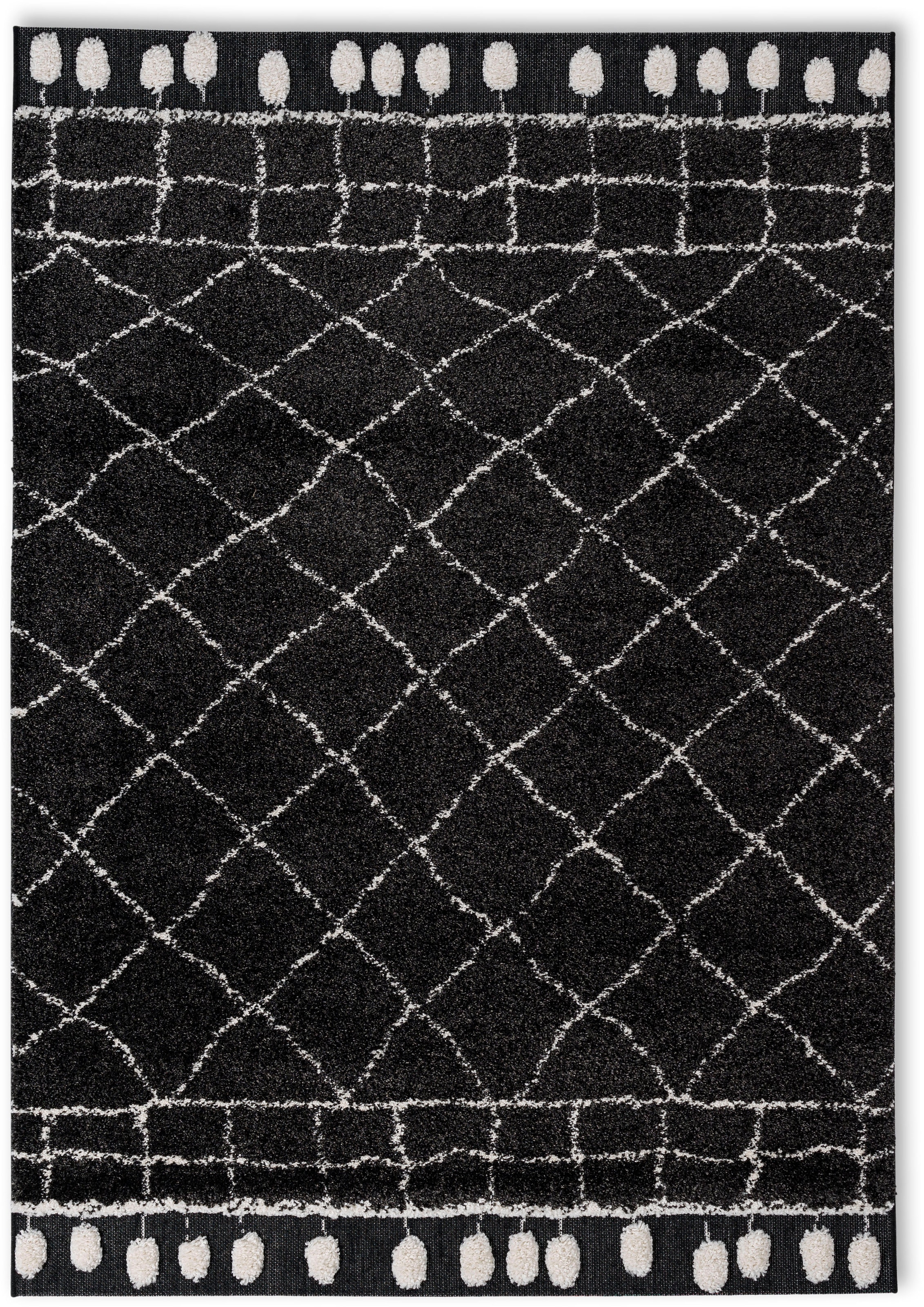 SCHÖNER WOHNEN-Kollektion Hochflor-Teppich »Winsome 6318-241«, rechteckig, 25 mm Höhe, Langflor, Hoch Tief Struktur, Wohnzimmer, Schöner Wohnen Kollektion