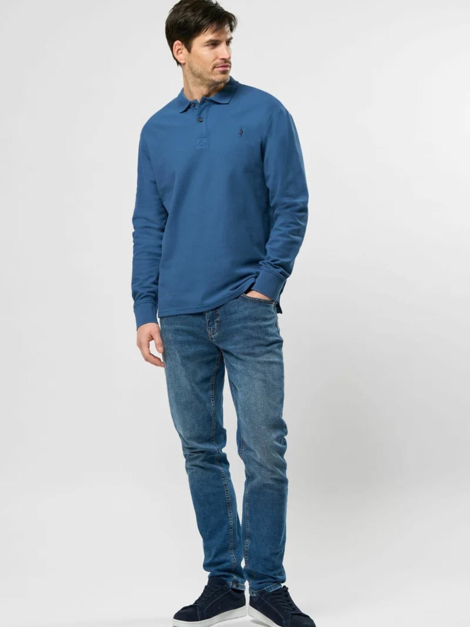 MCS Kurzarmhemd »MCS polo shirt Rockwall Long Sleeve«