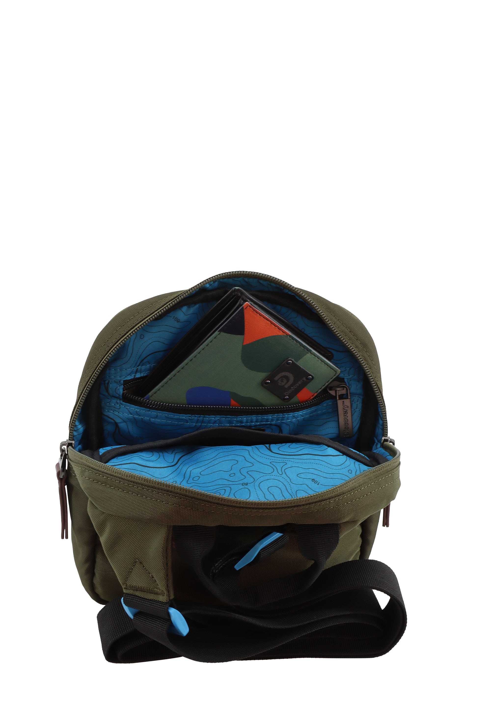 Discovery Schultertasche »Icon«, Hergestellt aus dem rPet Polyester-Material