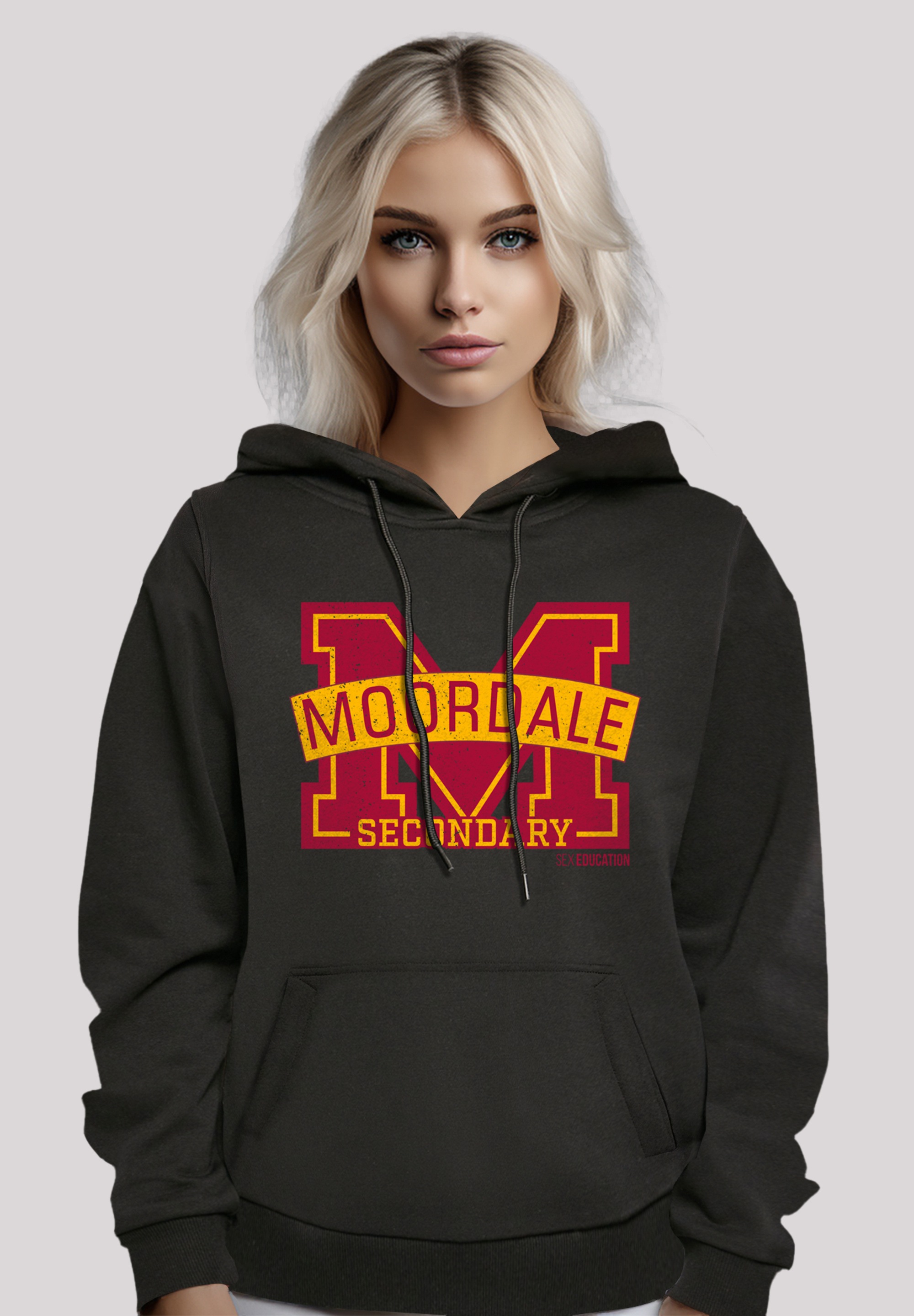 F4NT4STIC Kapuzenpullover "Sex Education Moordale Cracked M 2 Netflix", Premium Qualität