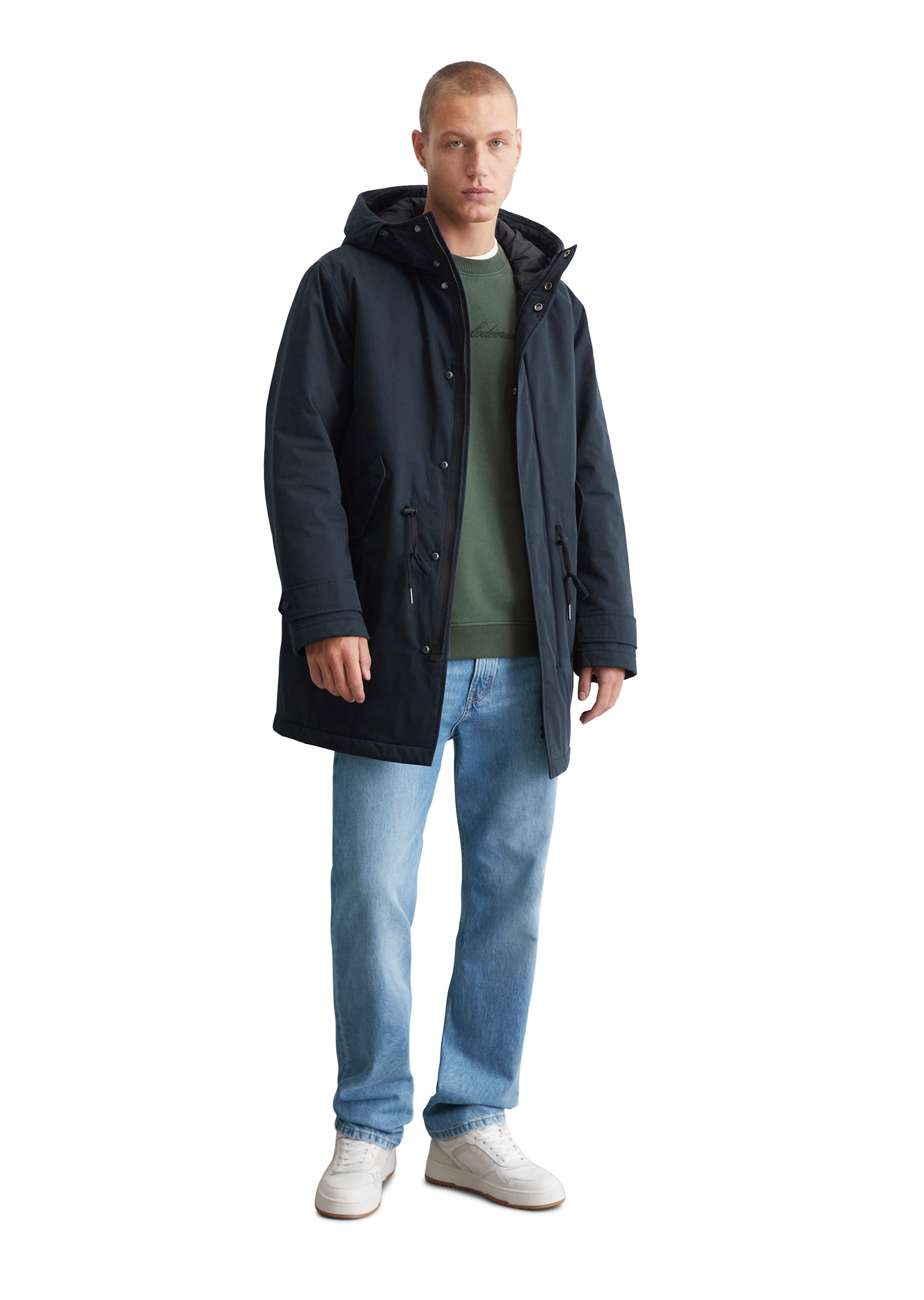 Marc O'Polo DENIM Langmantel »mit Wattierung von Unifi REPREVE®«