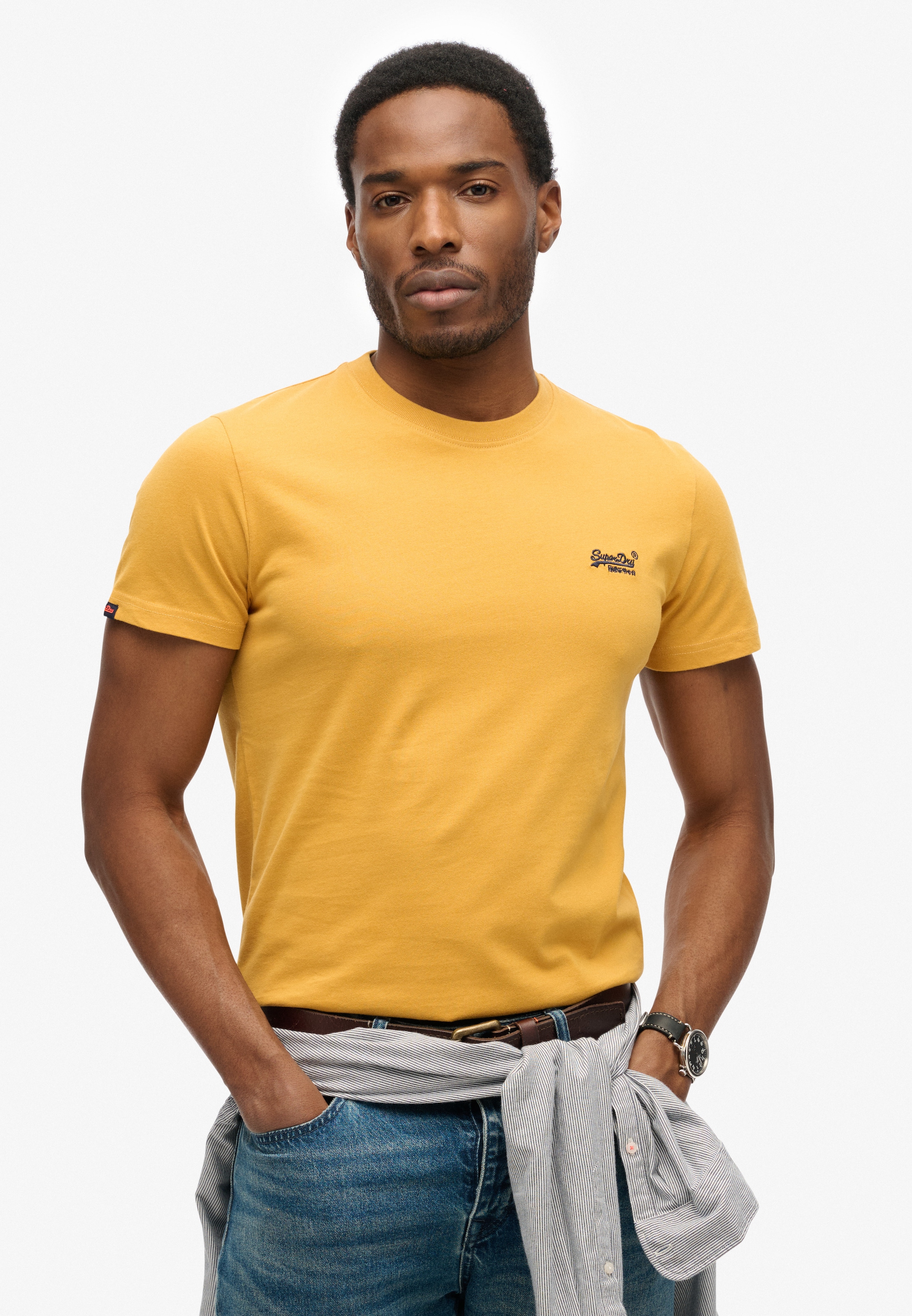 Superdry Rundhalsshirt "ESSENTIAL LOGO EMB TEE" günstig online kaufen