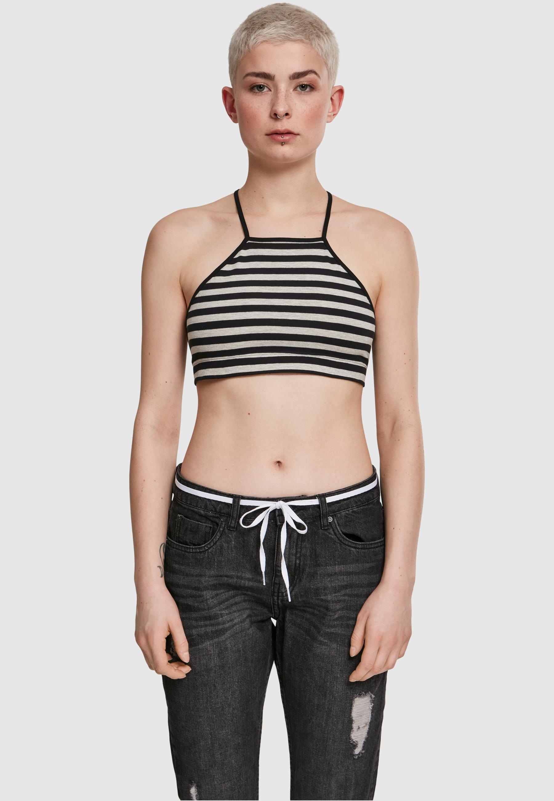 URBAN CLASSICS Muskelshirt »Urban Classics Damen Ladies Triangle Top«, (1 tlg.)