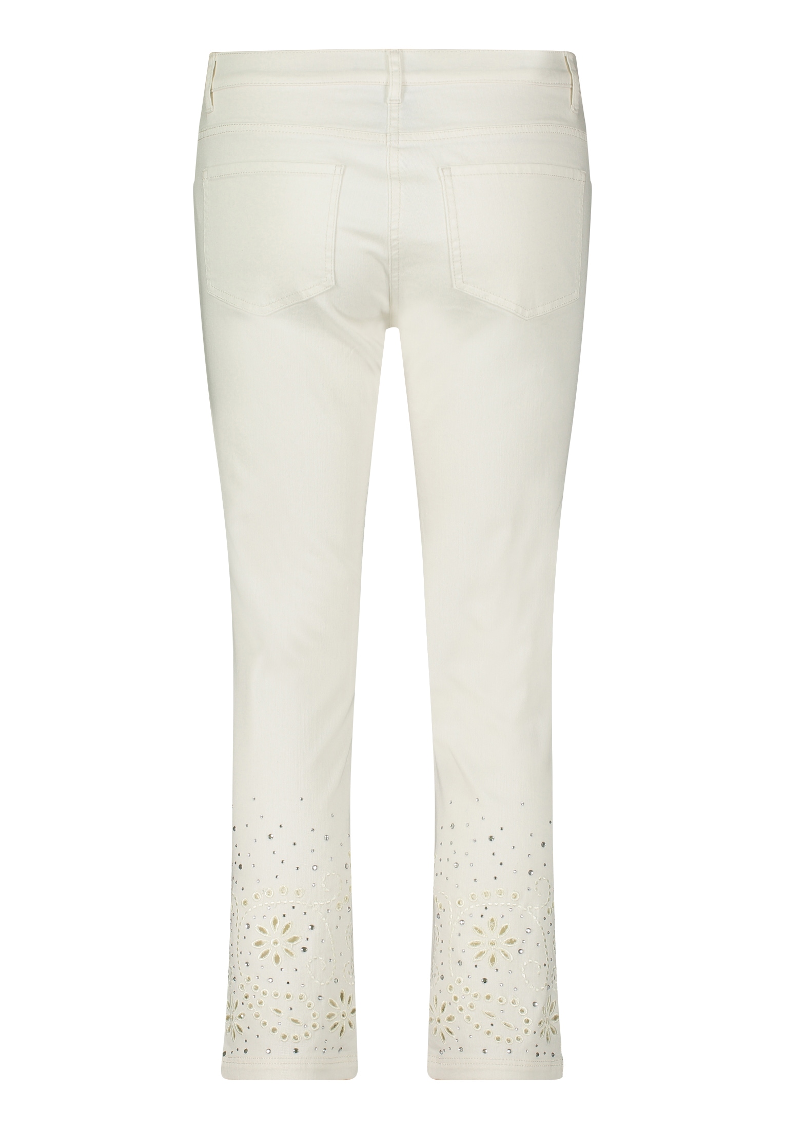Betty Barclay Stoffhose »Betty Barclay Casual-Hose mit Stickerei«, Lochstickerei