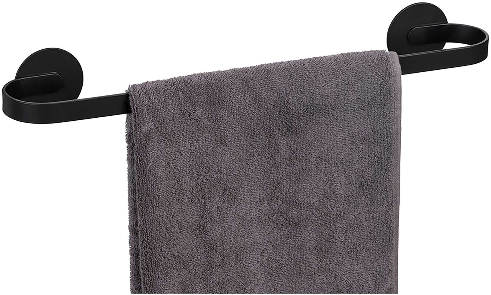 WENKO Handtuchstange »Turbo-Loc® Modell Uno Bivio«, aus Aluminium, Befestigen ohne Bohren, 40 cm