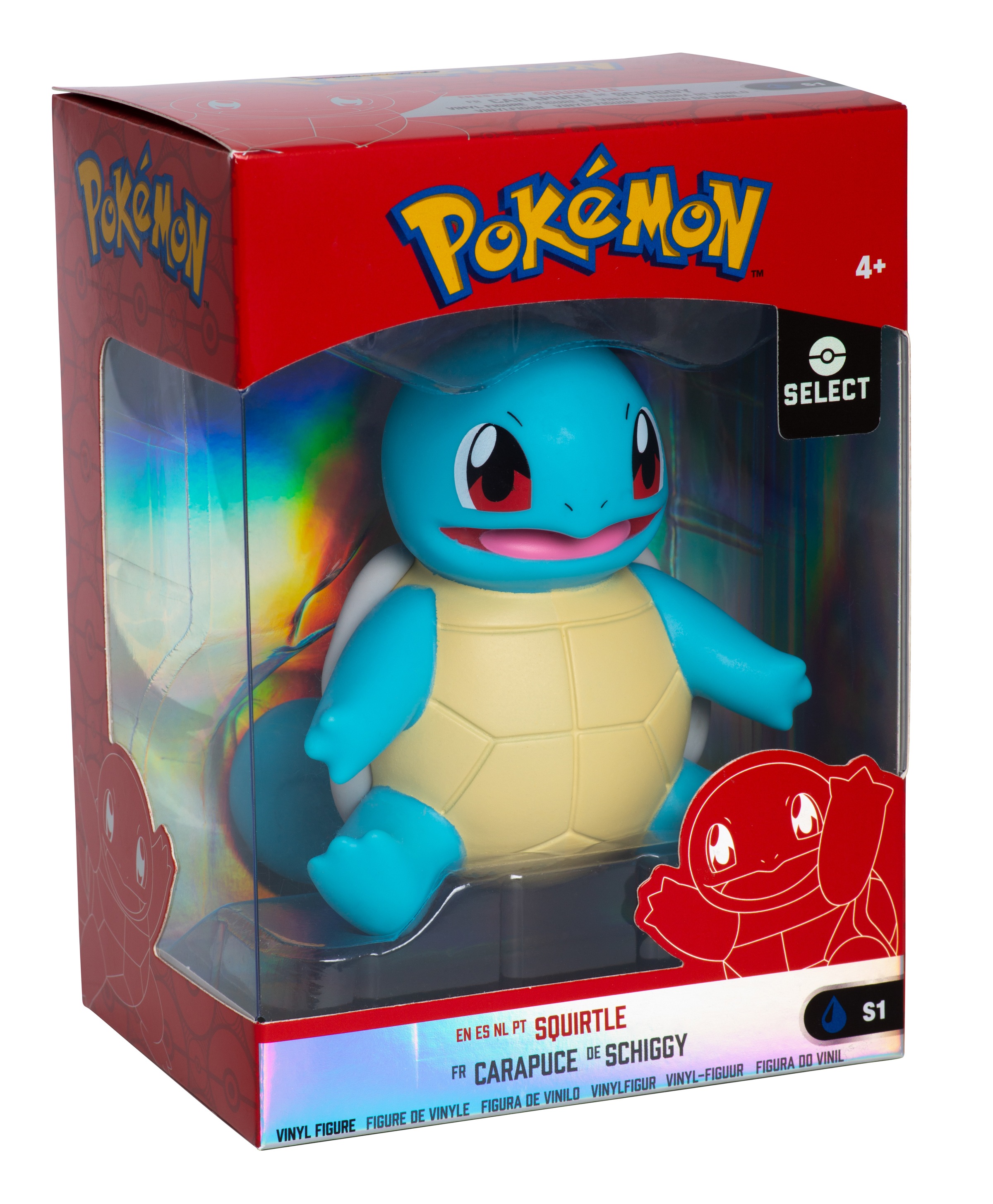 Jazwares Merchandise-Figur »Pokémon - Schiggy - Vinyl Figur 10 cm«, (1 tlg.), aus Vinyl