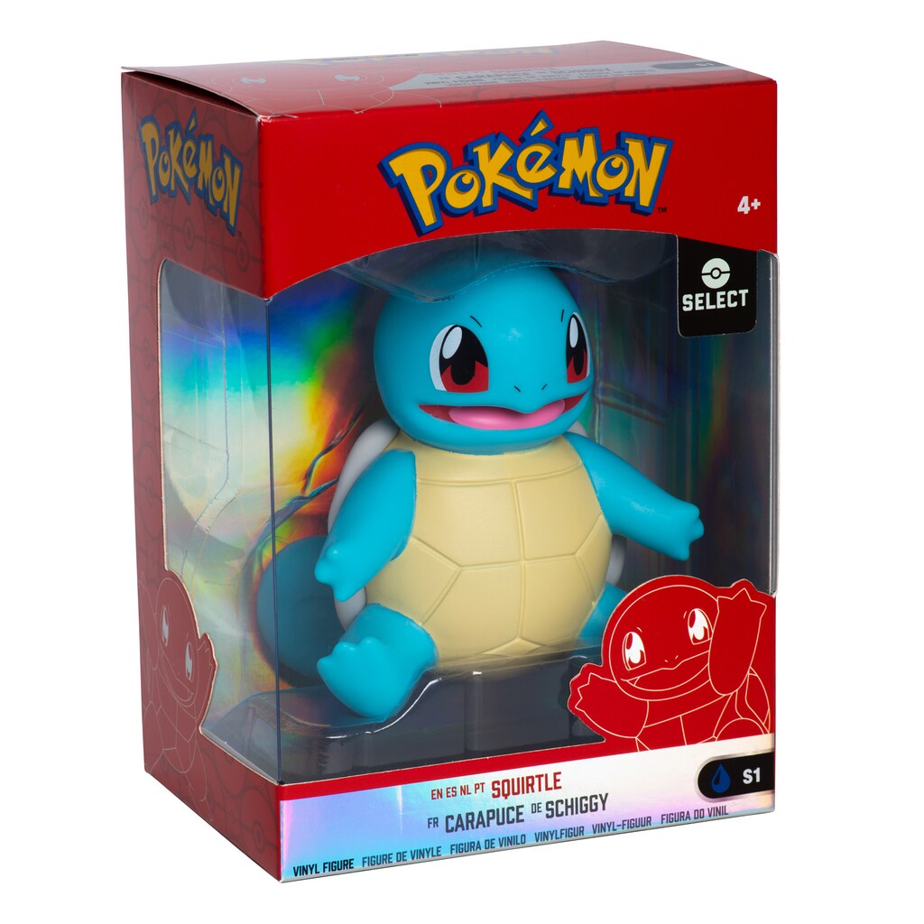 Jazwares Merchandise-Figur »Pokémon - Schiggy - Vinyl Figur 10 cm«, (1 tlg.), aus Vinyl