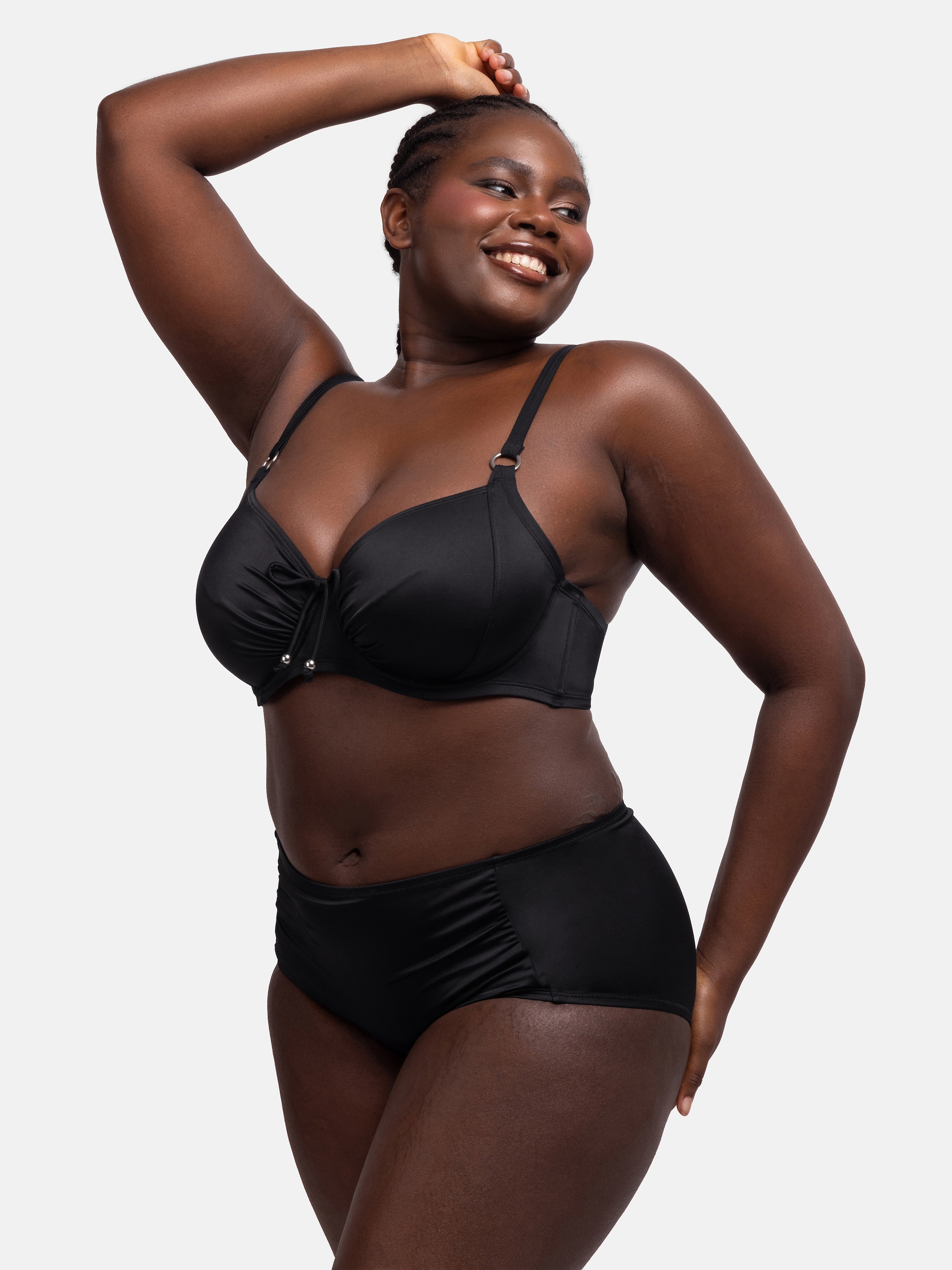 Dorina Bikini-Hose »FIJI«, Curves, leicht Raffung vorn