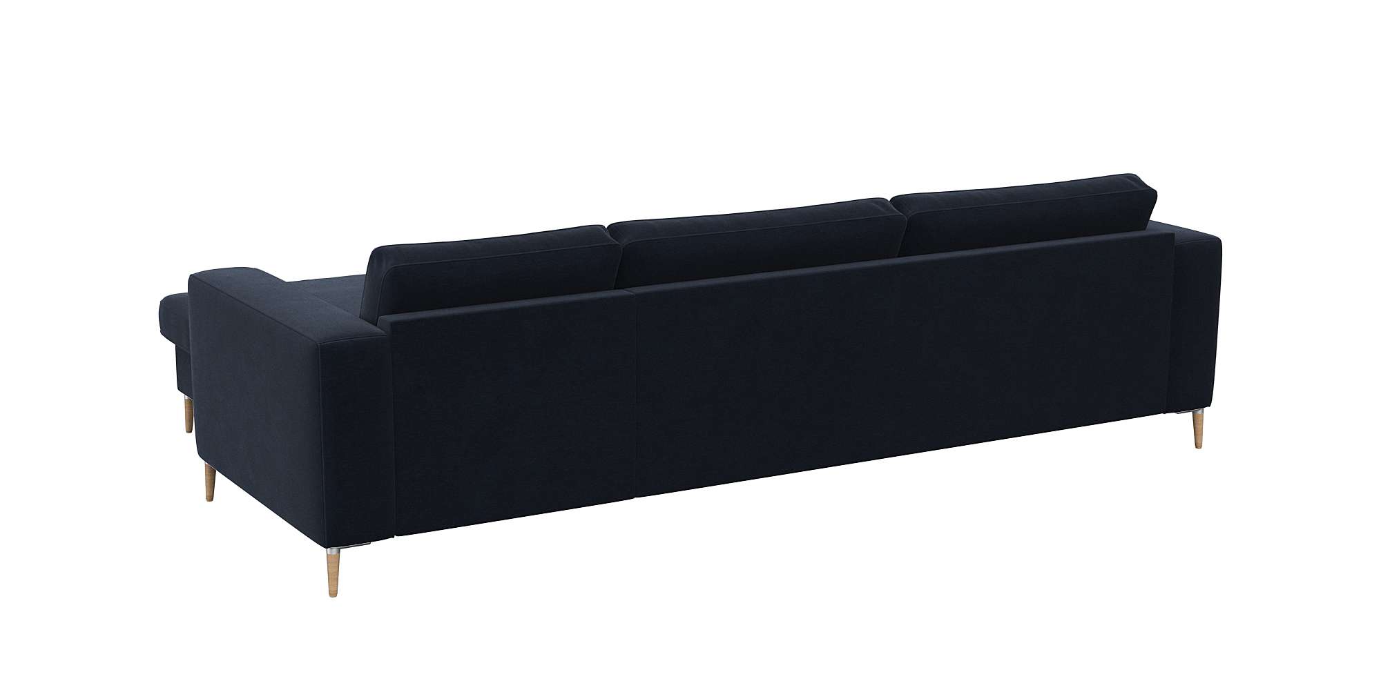 Thumbnail - FLEXLUX Ecksofa "Fiore, super Sitzkomfort durch Kaltschaum im Sitz, L-Form", breite Armlehnen, Kaltschaum, Füße Alu+ Eic...
