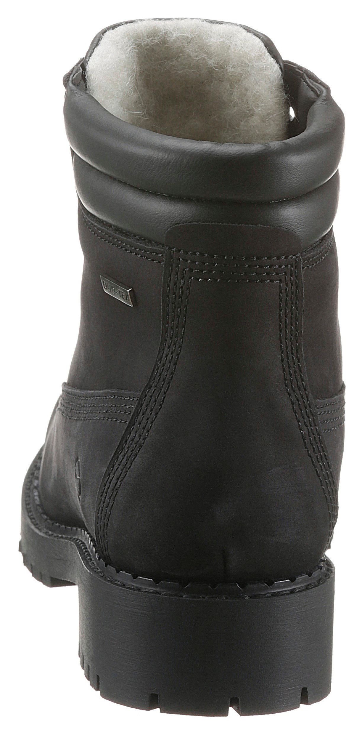 Winterboots TAMARIS, Damen, Gr. 40, schwarz, Leder, Synthetik, unifarben, Schuhe Winterboots, Blockabsatz, Schnürstiefelette mit DUO-TEX Ausstattung 3