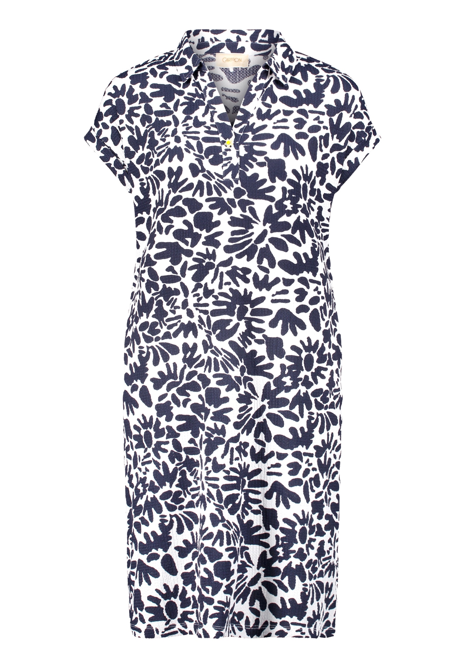 Cartoon Druckkleid »Damen mit überschnittenen Ärmeln« Ohne Tasche