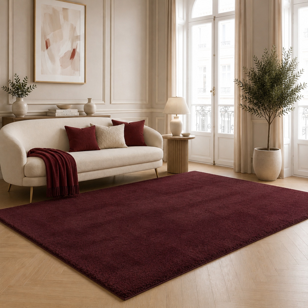 the carpet Teppich "kuschelig & Super Soft, Anti-Rutsch Unterseite," rechteckig 16 mm Höhe Waschbar bis 30 Grad, Felloptik, Wohnzimmer Teppich, Kundenliebling