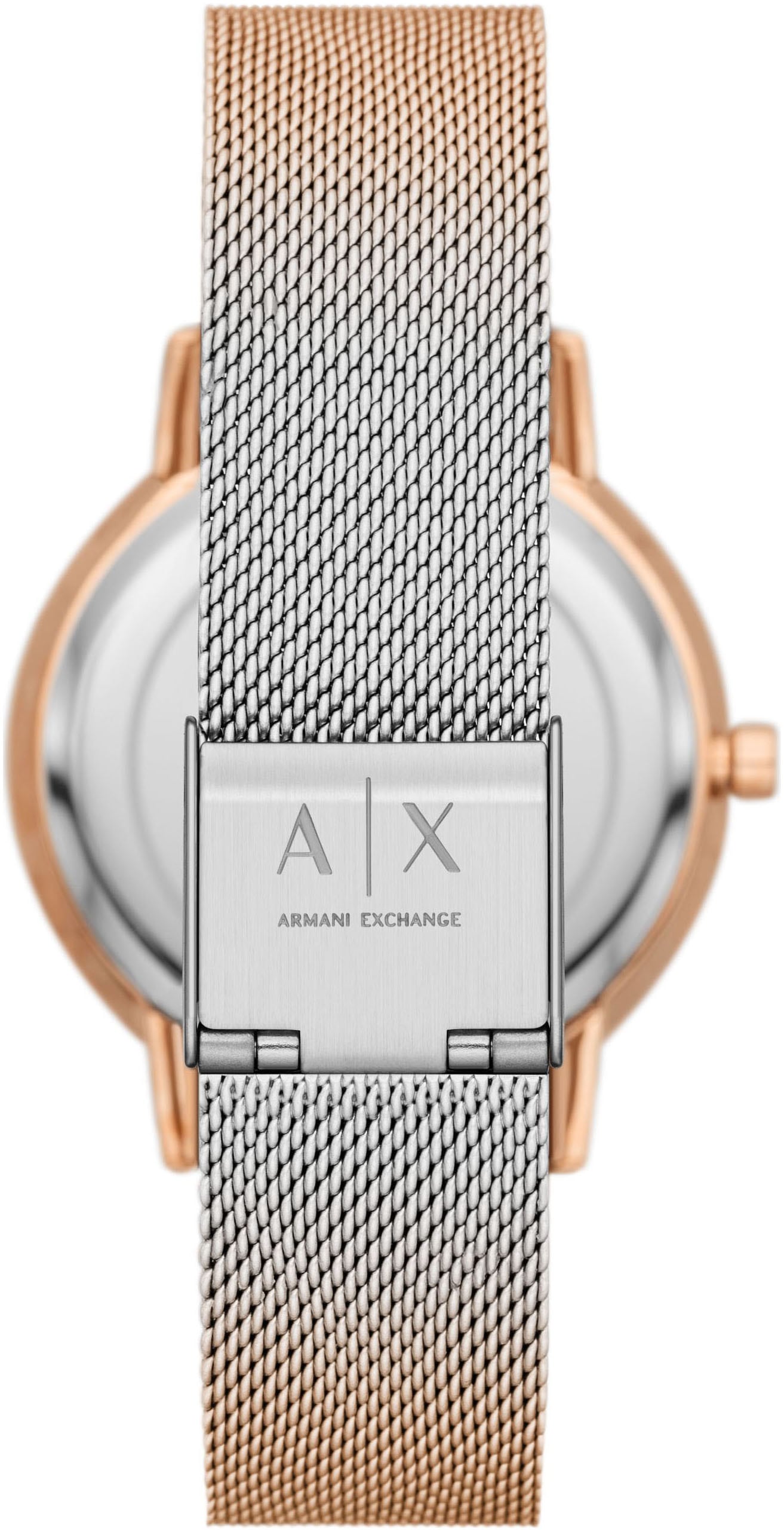 ARMANI EXCHANGE Quarzuhr, Armbanduhr, Damenuhr, analog, Edelstahlarmband