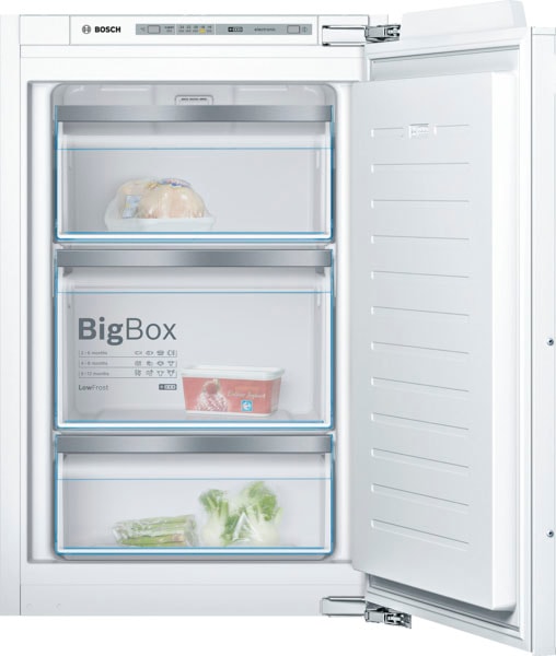 Bosch Weiß Einbaugefrierschrank 6 "Giv21add0" 874 Cm Hoch 558 Cm Breit Low Frost: Geringere Eisbildung & Schnelleres Abtauen von Baur