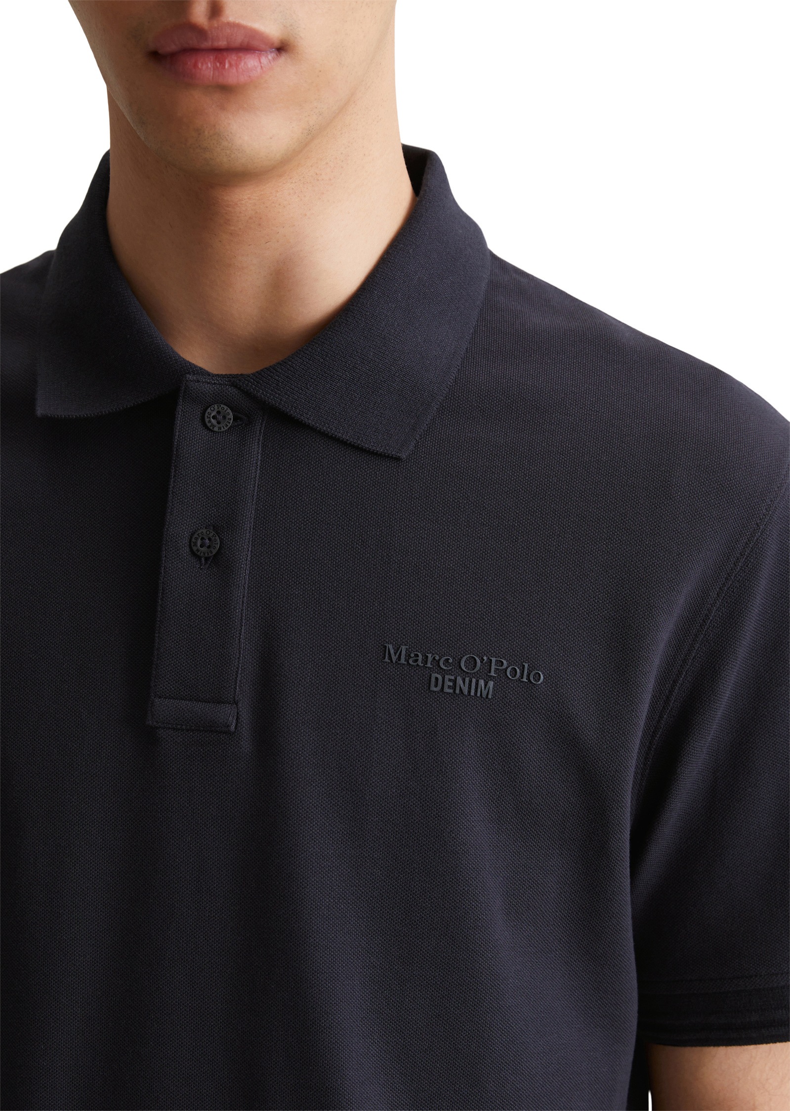 Marc O'Polo DENIM Poloshirt »aus reiner Bio-Baumwolle«