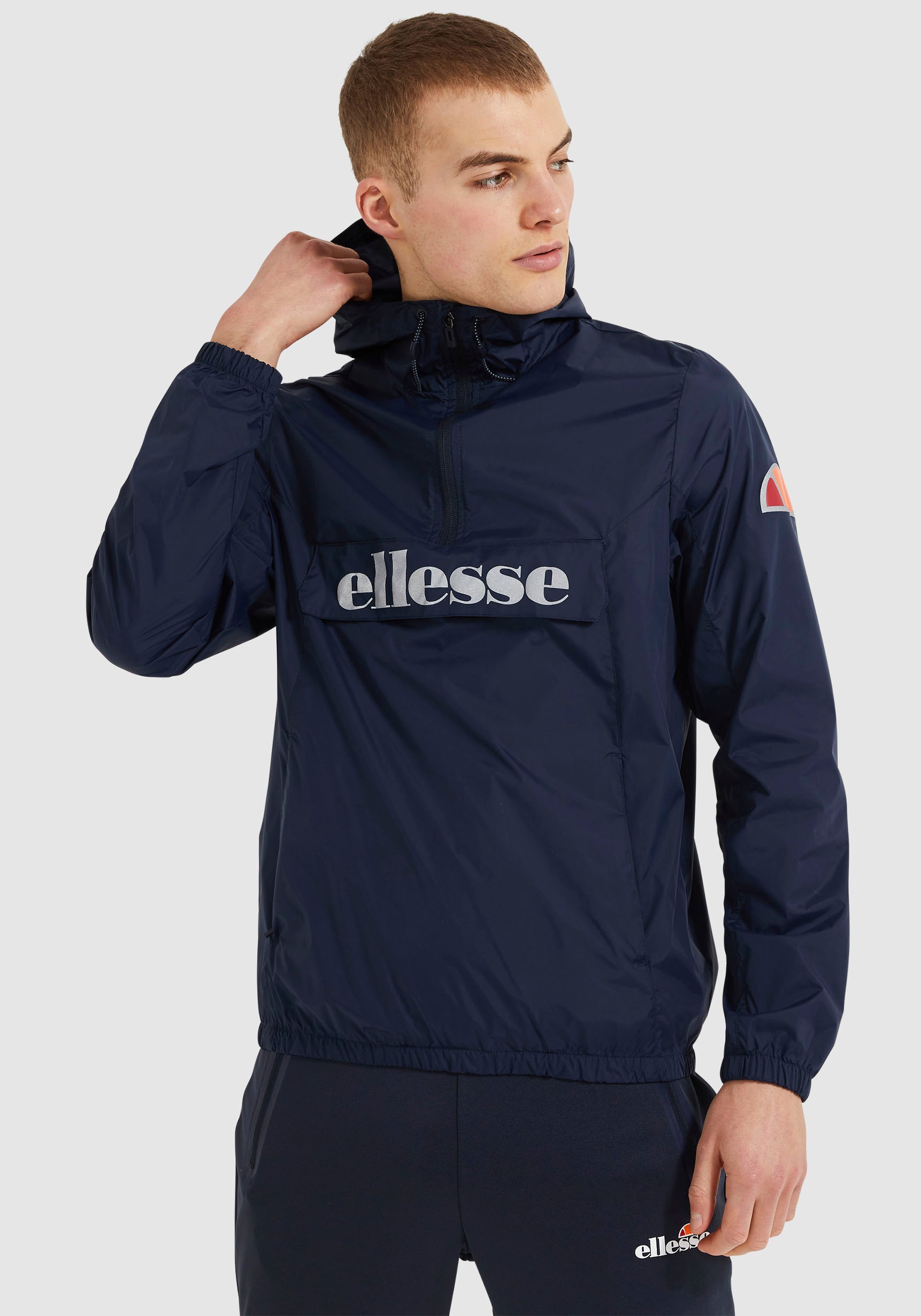 Ellesse Windbreaker "ACERA OH JACKET" mit Kapuze Übergangsjacke, hüftlang, mit Kapuze