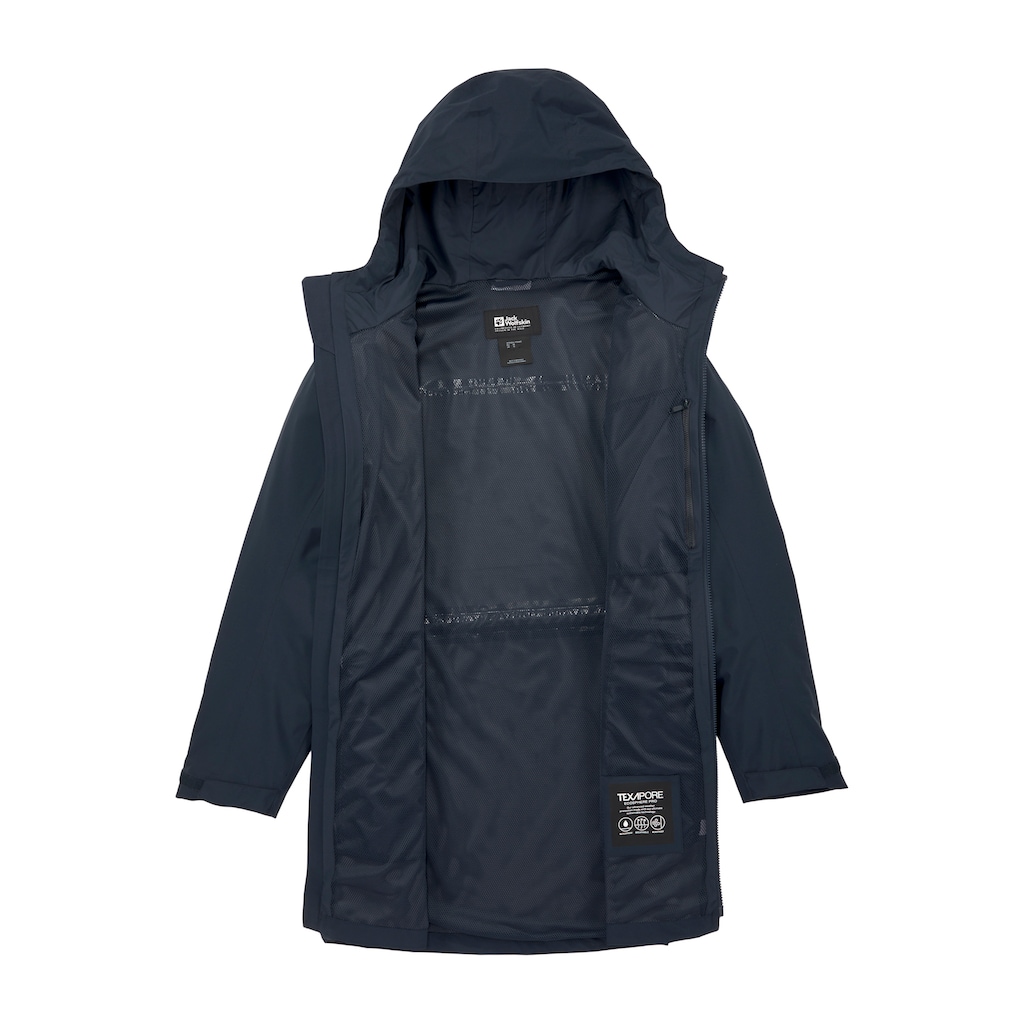 Jack Wolfskin Parka »SOLAIA PARKA W«, mit Kapuze, Wasserdicht & Winddicht & Atmungsaktiv